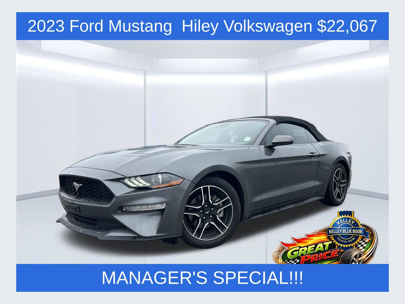 2023 Ford Mustang EcoBoost Premium Convertible RWD