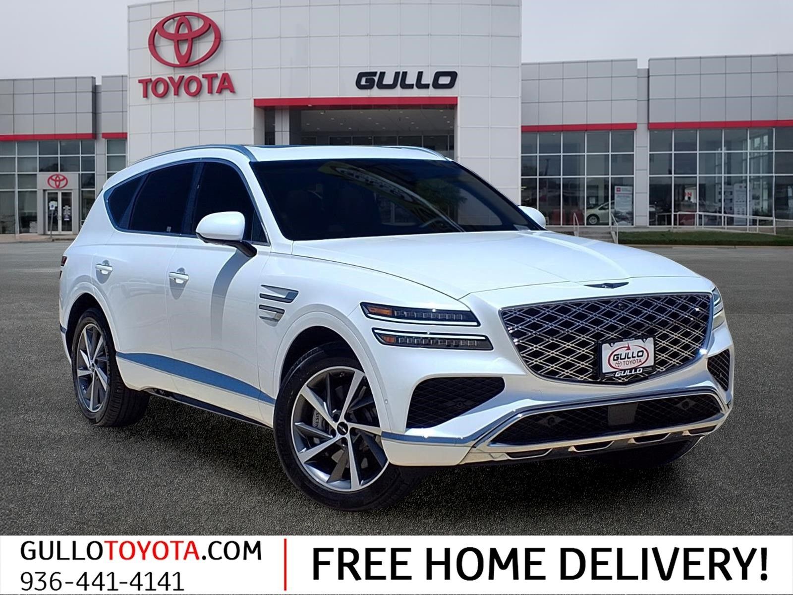 2025 Genesis GV80 3.5T Advanced White at Texan Dodge Chrysler Jeep Ram