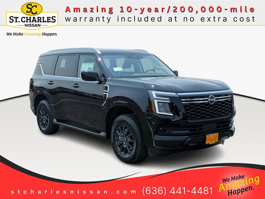 Super Black 2026 Nissan Armada SUV / Crossover Four-Wheel Drive 9-Speed Automatic