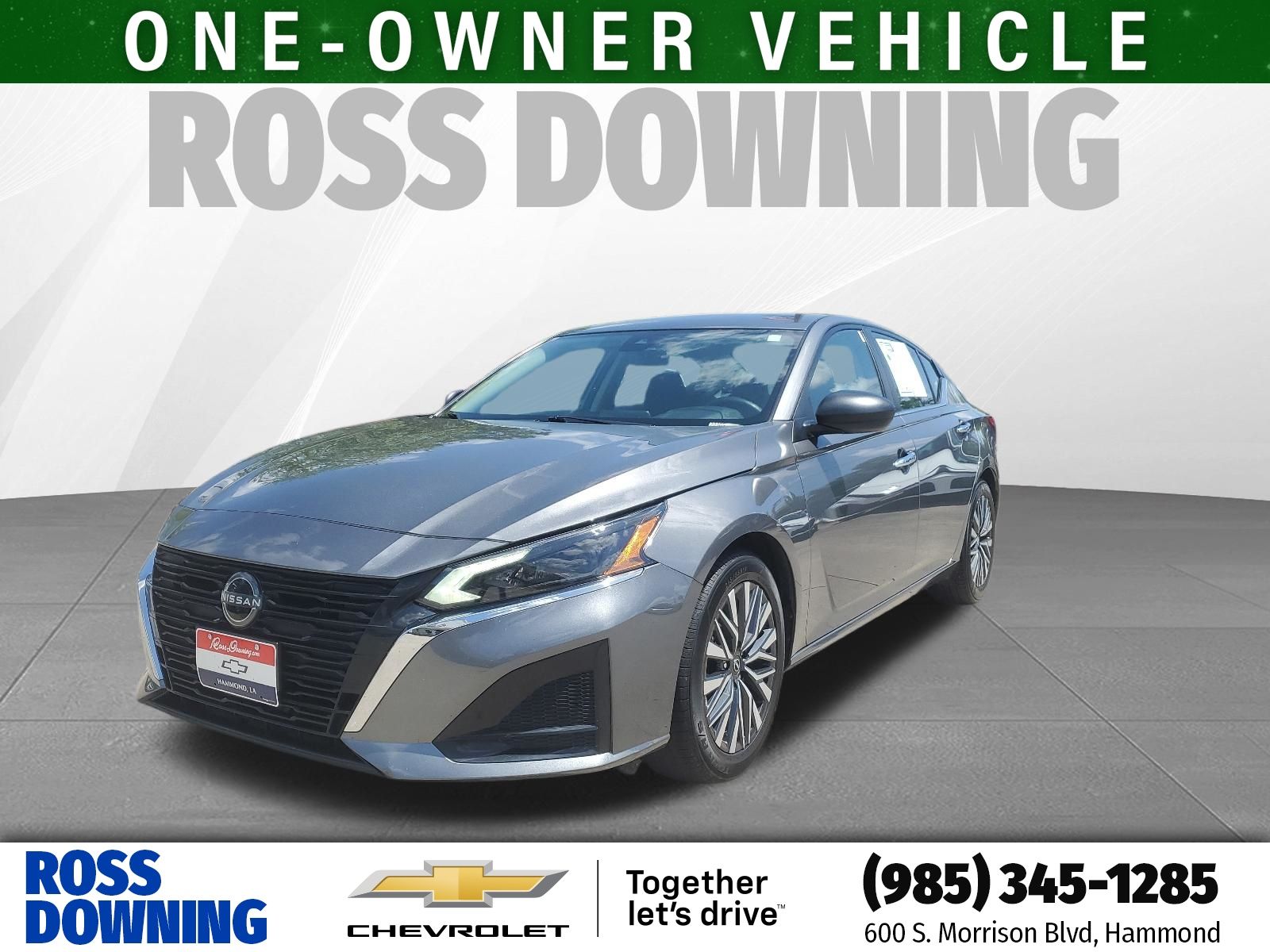 2024 Nissan Altima 2.5 SV Gray at Ross Downing Buick GMC