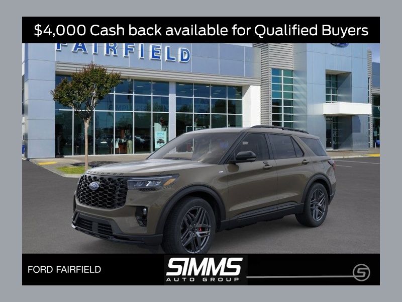 Marsh Gray 2026 Ford Explorer ST-Line AWD SUV / Crossover All-Wheel Drive Automatic