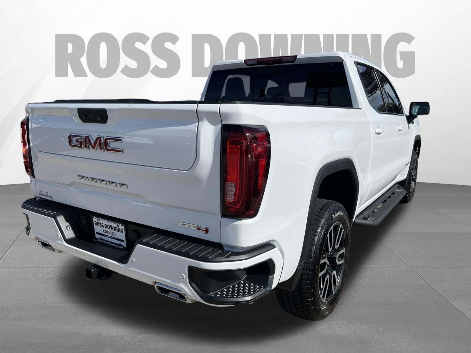 2025 GMC Sierra 1500 AT4 White at Ross Downing Buick GMC