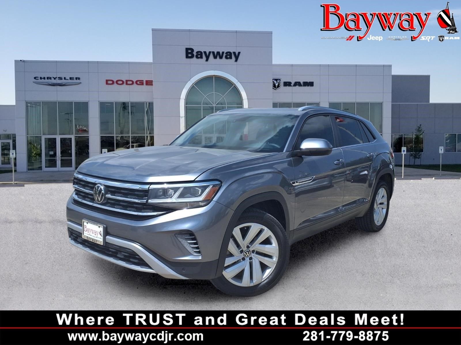 2023 Volkswagen Atlas Cross Sport 3.6L V6 SE w/Technology Gray at DeMontrond Auto Country
