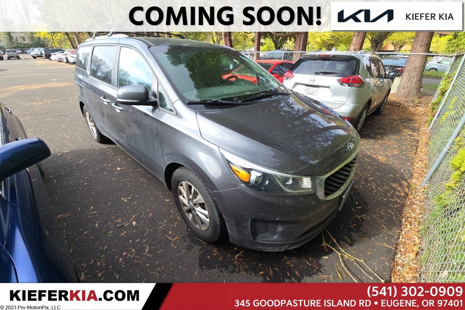 Gray (Platinum Graphite) 2018 Kia Sedona LX Minivan Front-Wheel Drive 6-Speed Automatic