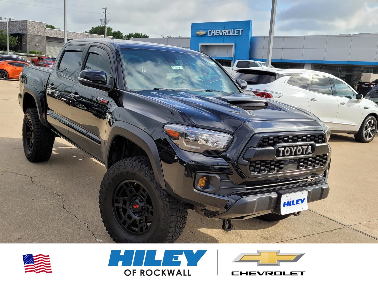 Midnight Black Metallic 2019 Toyota Tacoma TRD Pro Double Cab 4WD Pickup Truck Four-Wheel Drive 6-Speed Automatic