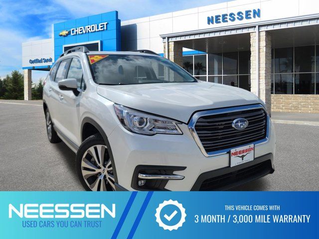 Crystal White Pearl 2022 Subaru Ascent Limited 7-Passenger AWD SUV / Crossover All-Wheel Drive Continuously Variable Transmission