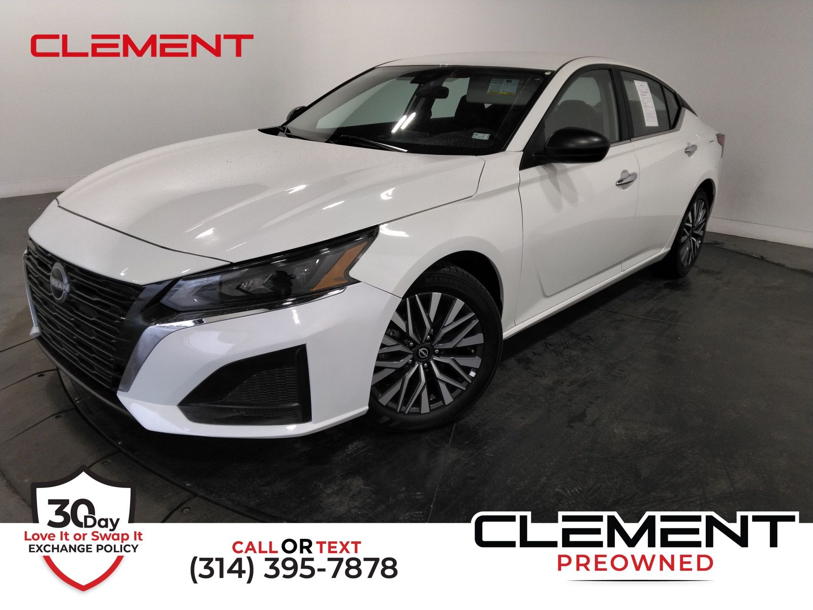 Glacier White 2025 Nissan Altima 2.5 SV FWD Sedan Front-Wheel Drive Continuously Variable Transmission
