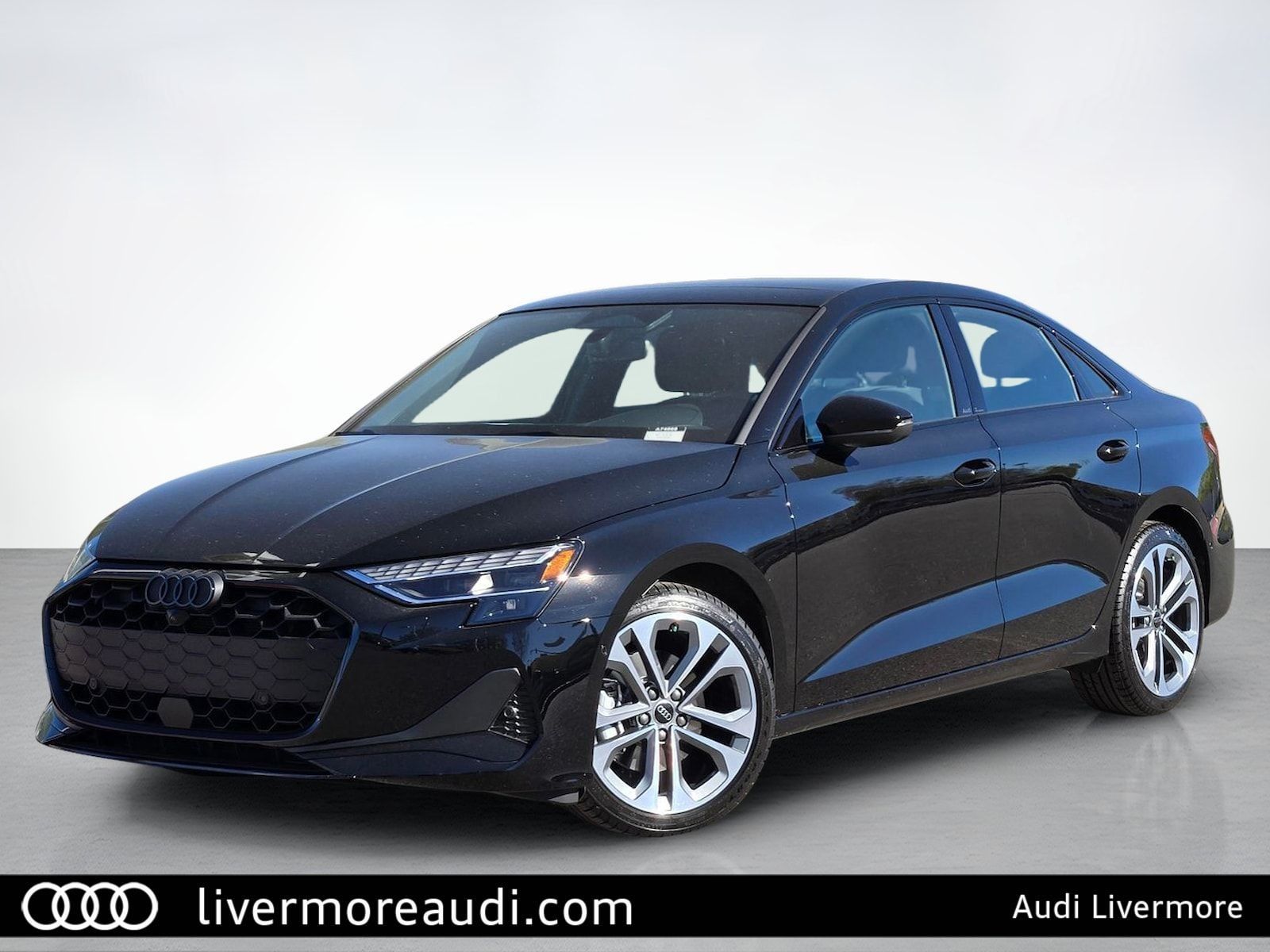 Brilliant Black 2026 Audi A3 Sedan All-Wheel Drive 7-Speed Automatic