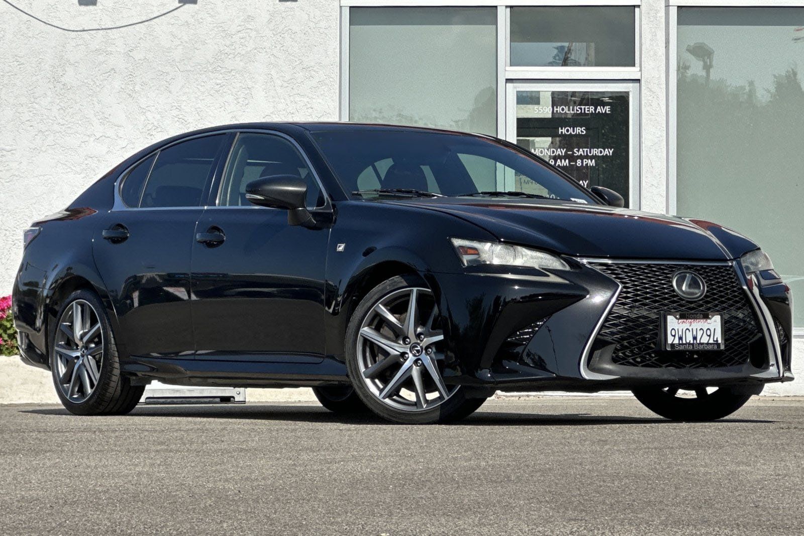 Black (Caviar) 2018 Lexus GS Sedan Rear-Wheel Drive 8-Speed Automatic
