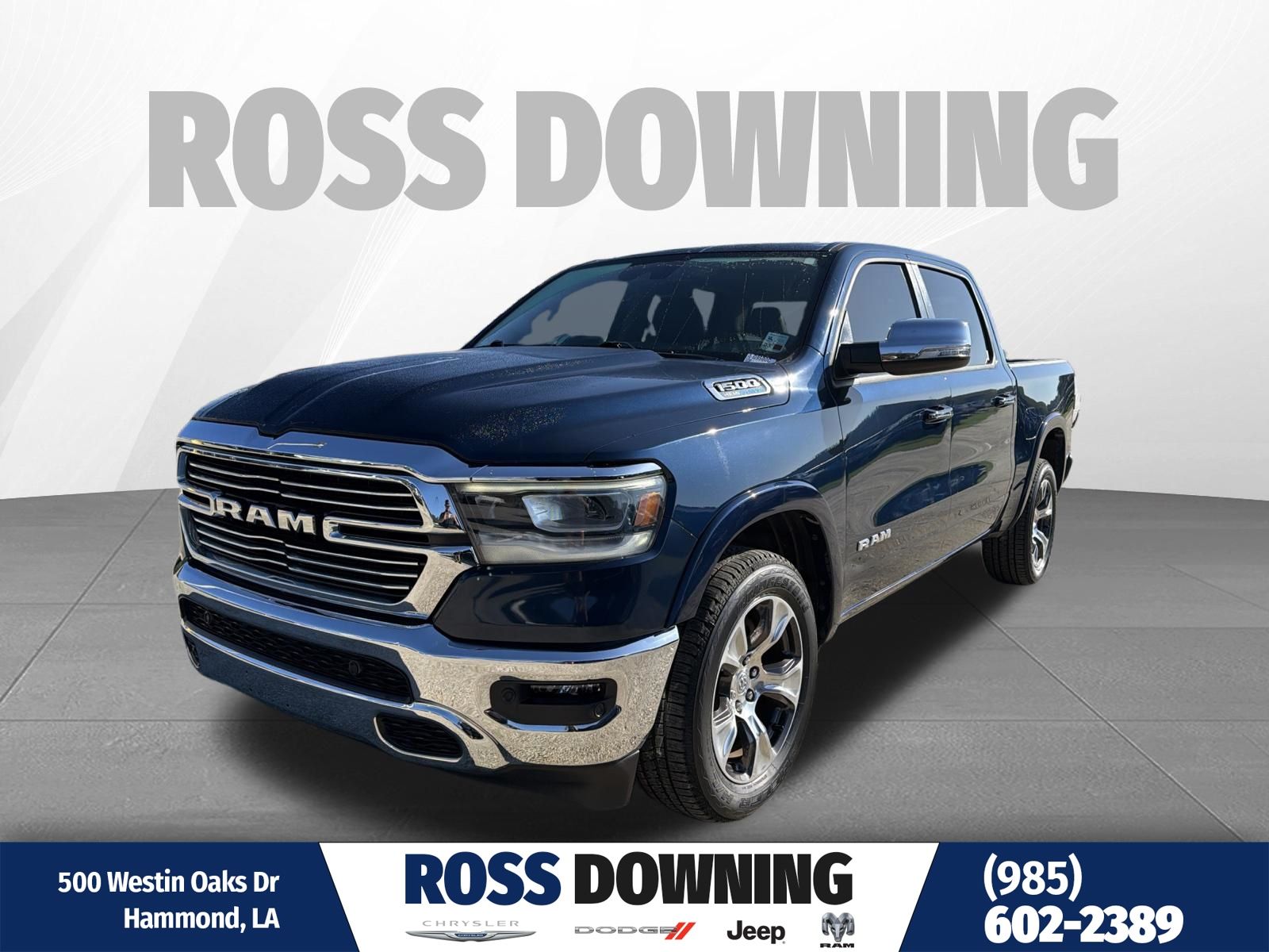 Patriot Blue Pearlcoat 2022 RAM 1500 Pickup Truck 4X2 8-Speed Automatic