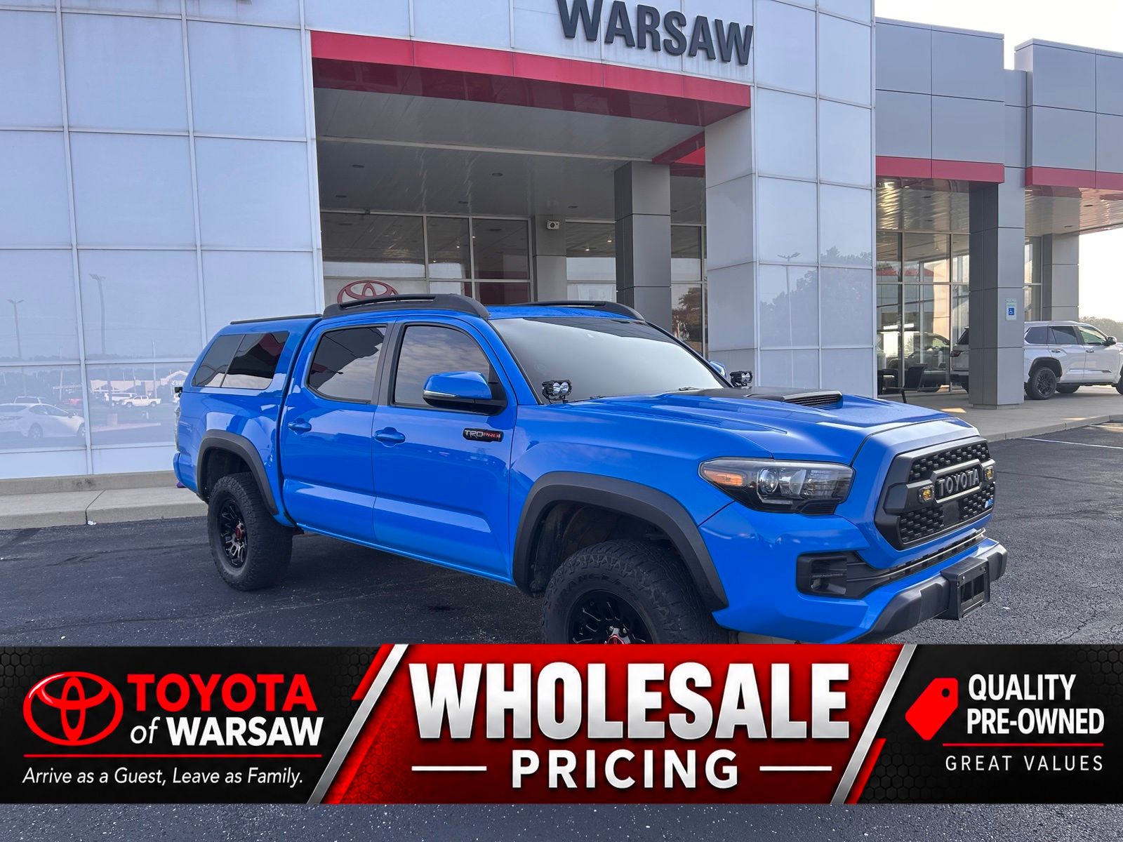 Voodoo Blue 2019 Toyota Tacoma Pickup Truck Four-Wheel Drive 6-Speed Automatic