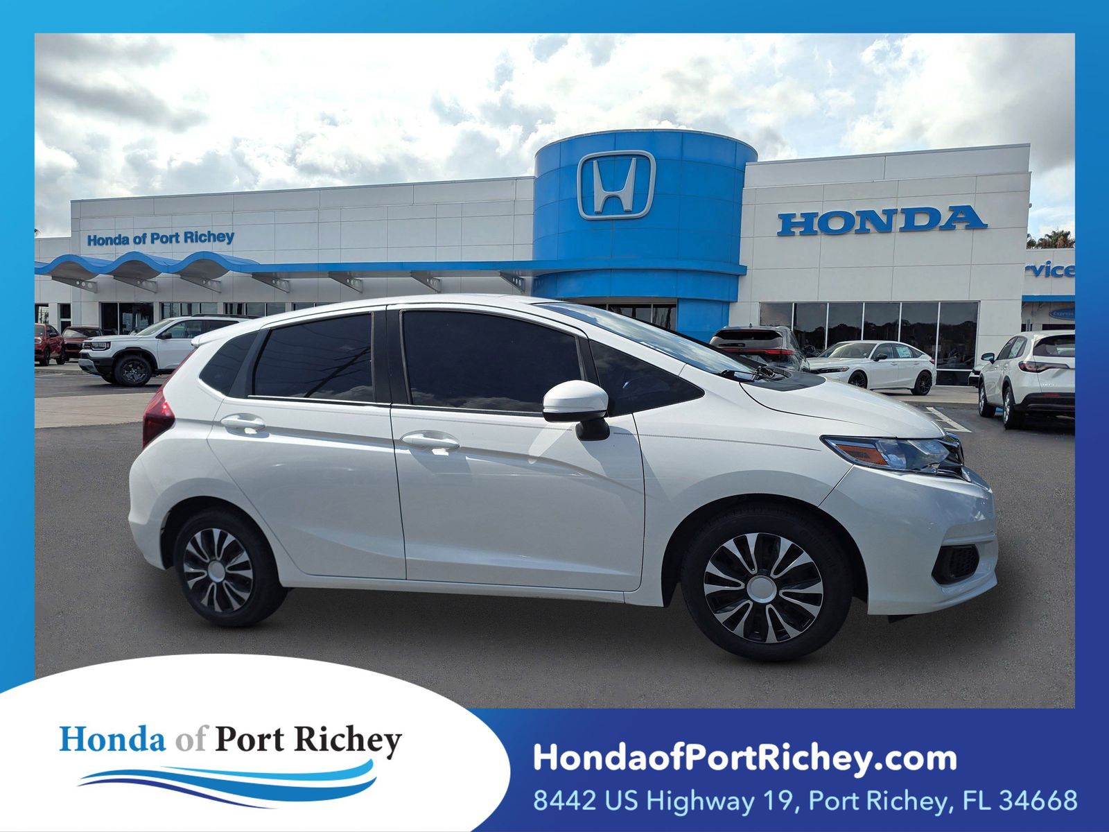 Platinum White Pearl 2020 Honda Fit LX FWD Hatchback Front-Wheel Drive Continuously Variable Transmission