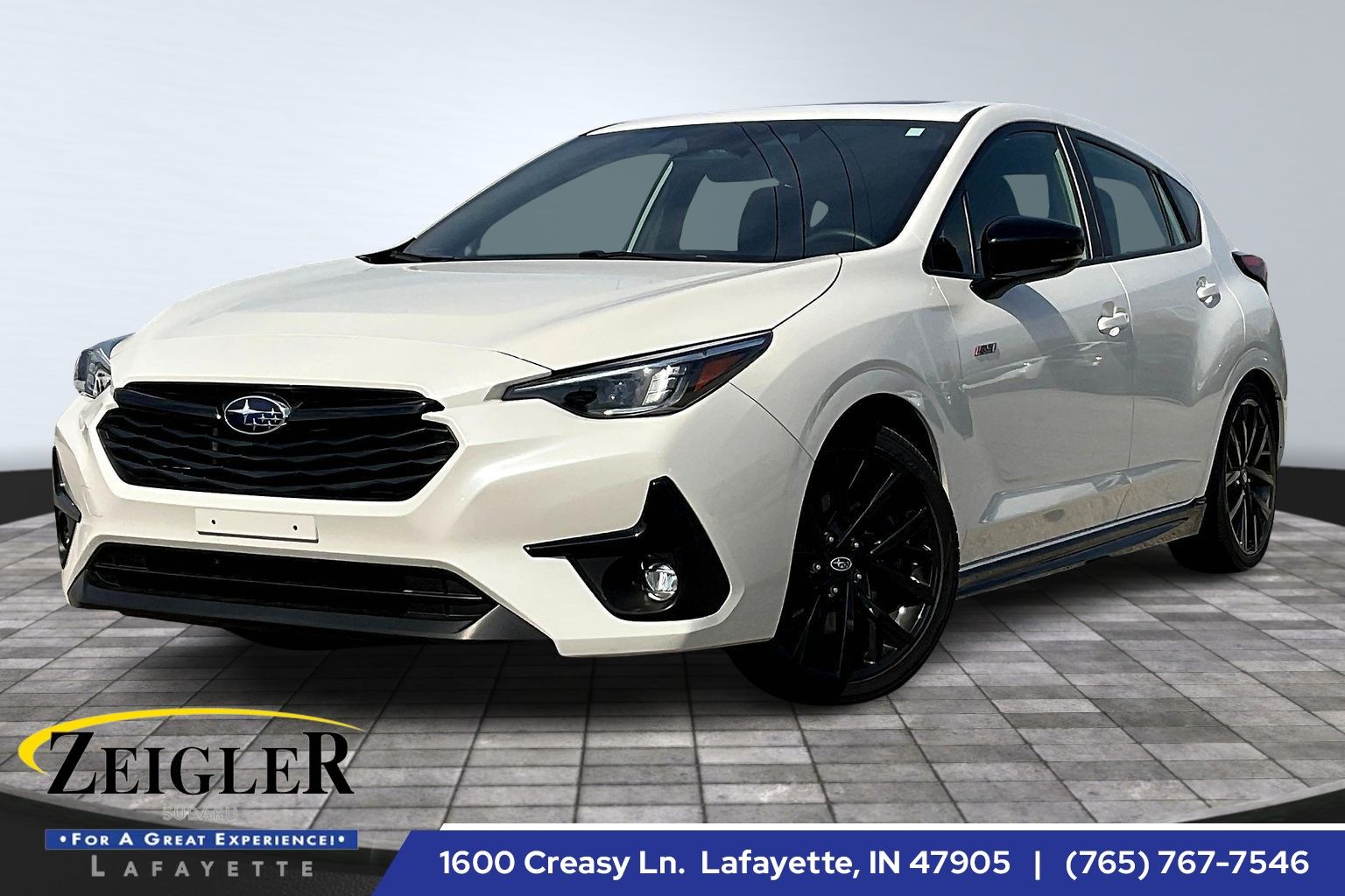 Crystal White Pearl 2024 Subaru Impreza RS AWD Wagon All-Wheel Drive Continuously Variable Transmission