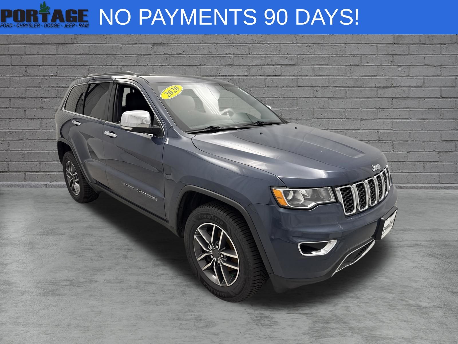 Pacific Blue Clearcoat 2020 Jeep Grand Cherokee SUV / Crossover Four-Wheel Drive 8-Speed Automatic