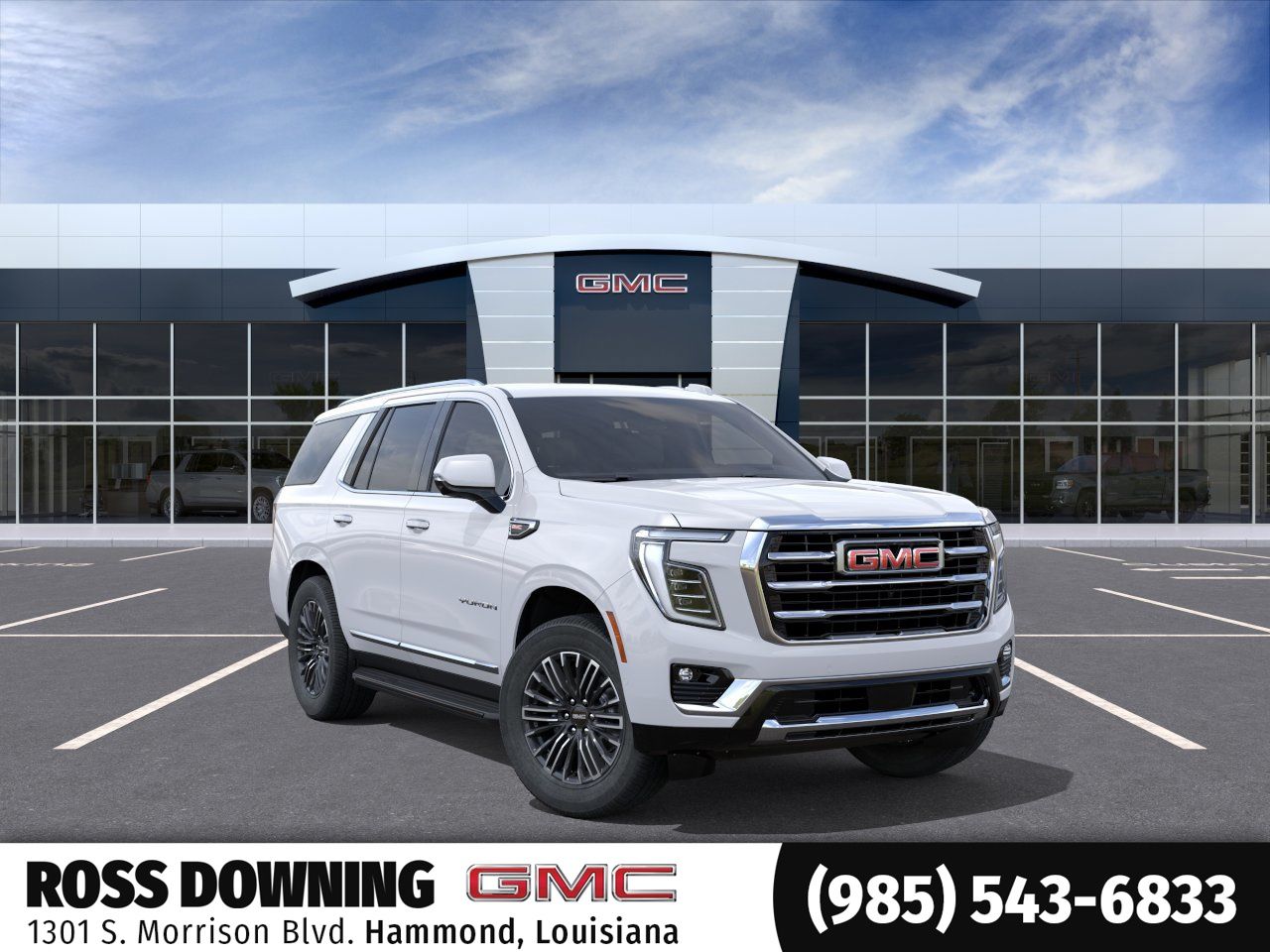 2026 GMC Yukon Elevation White at Ross Downing Buick GMC