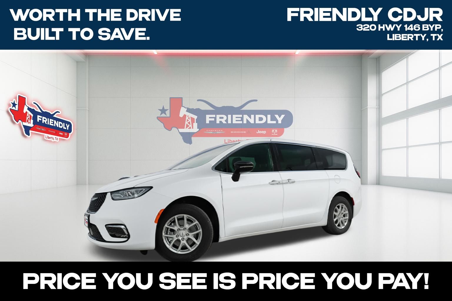 Bright White Clearcoat 2026 Chrysler Pacifica Select FWD Minivan Front-Wheel Drive 9-Speed Automatic