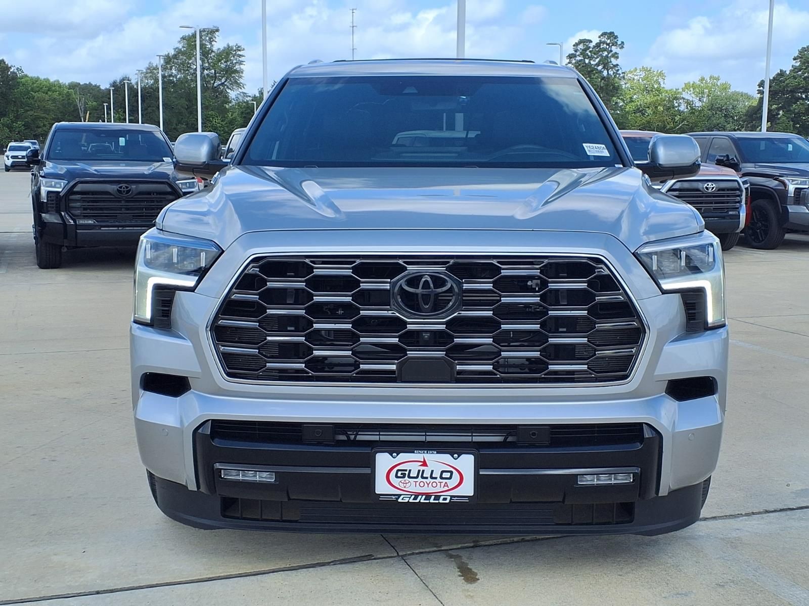 2025 Toyota Sequoia Platinum Silver at Bayway Cadillac of The Woodlands