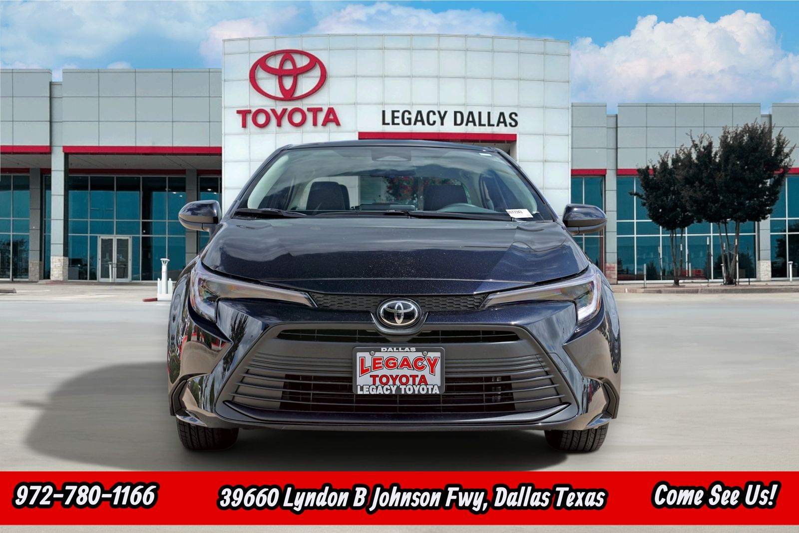 New 2026 Black Toyota LE image 4