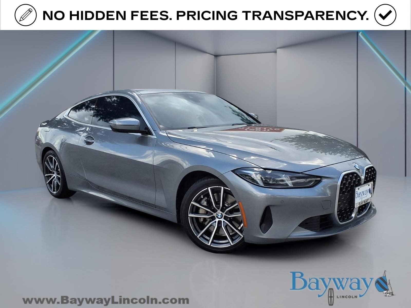 Gray Metallic 2025 BMW 4 Series Coupe Rear-Wheel Drive 8-Speed Automatic