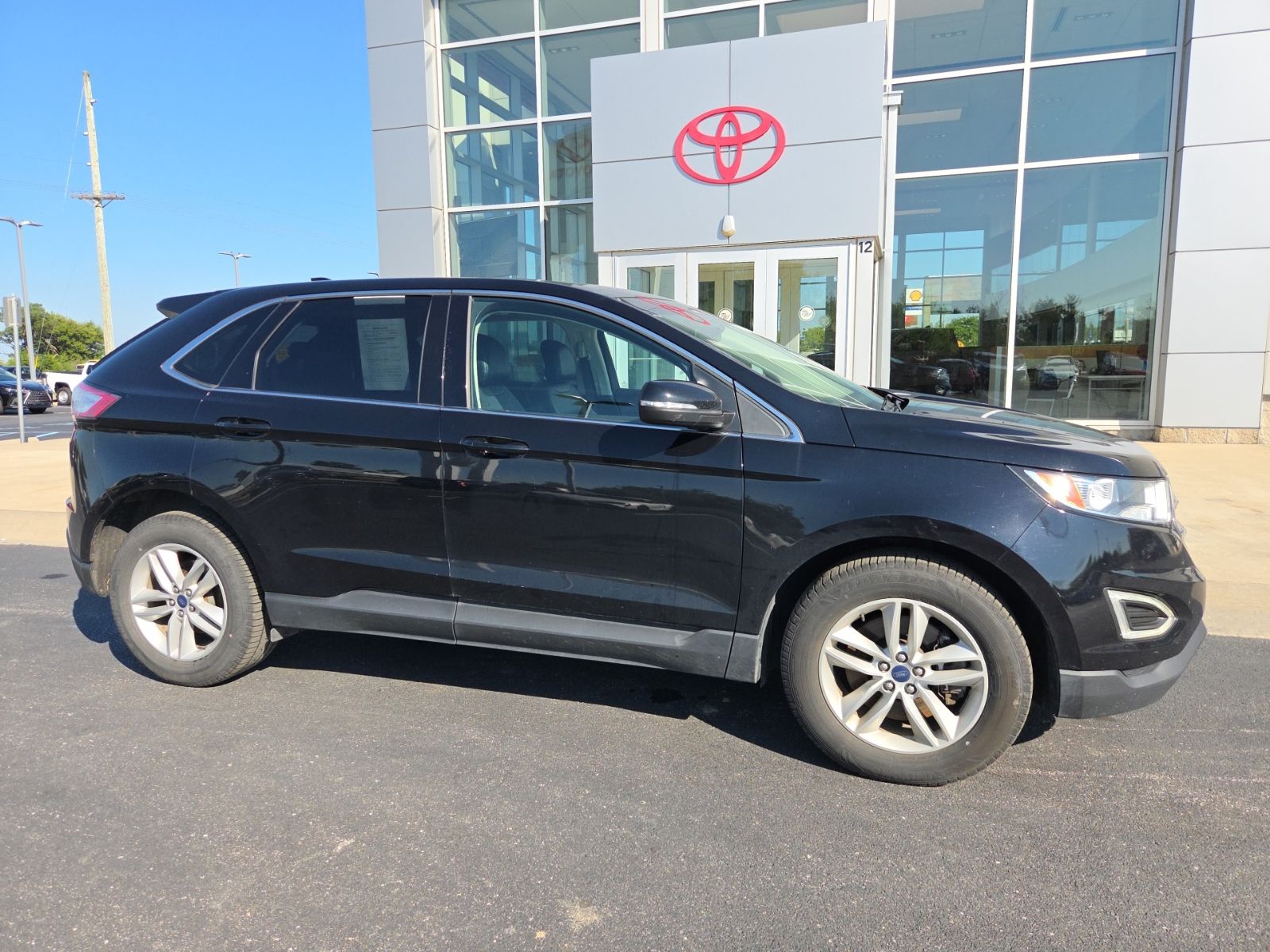 Shadow Black 2018 Ford Edge SUV / Crossover All-Wheel Drive 6-Speed Automatic