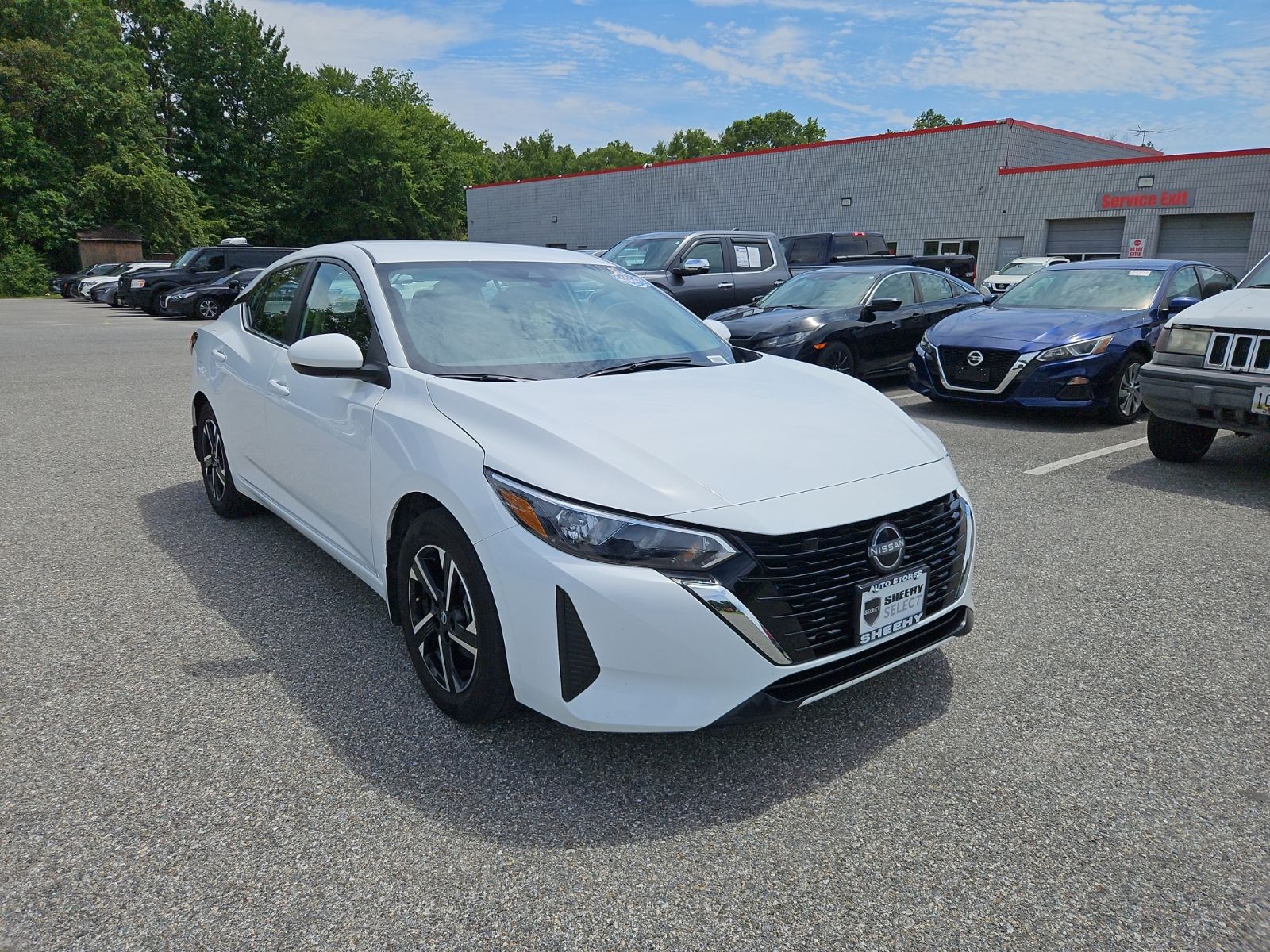 White (Fresh Powder) 2025 Nissan Sentra Sedan Front-Wheel Drive Continuously Variable Transmission