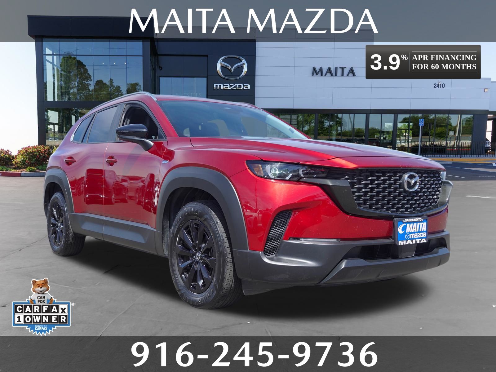 Soul Red Crystal Metallic 2025 Mazda CX-50 SUV / Crossover All-Wheel Drive Continuously Variable Transmission