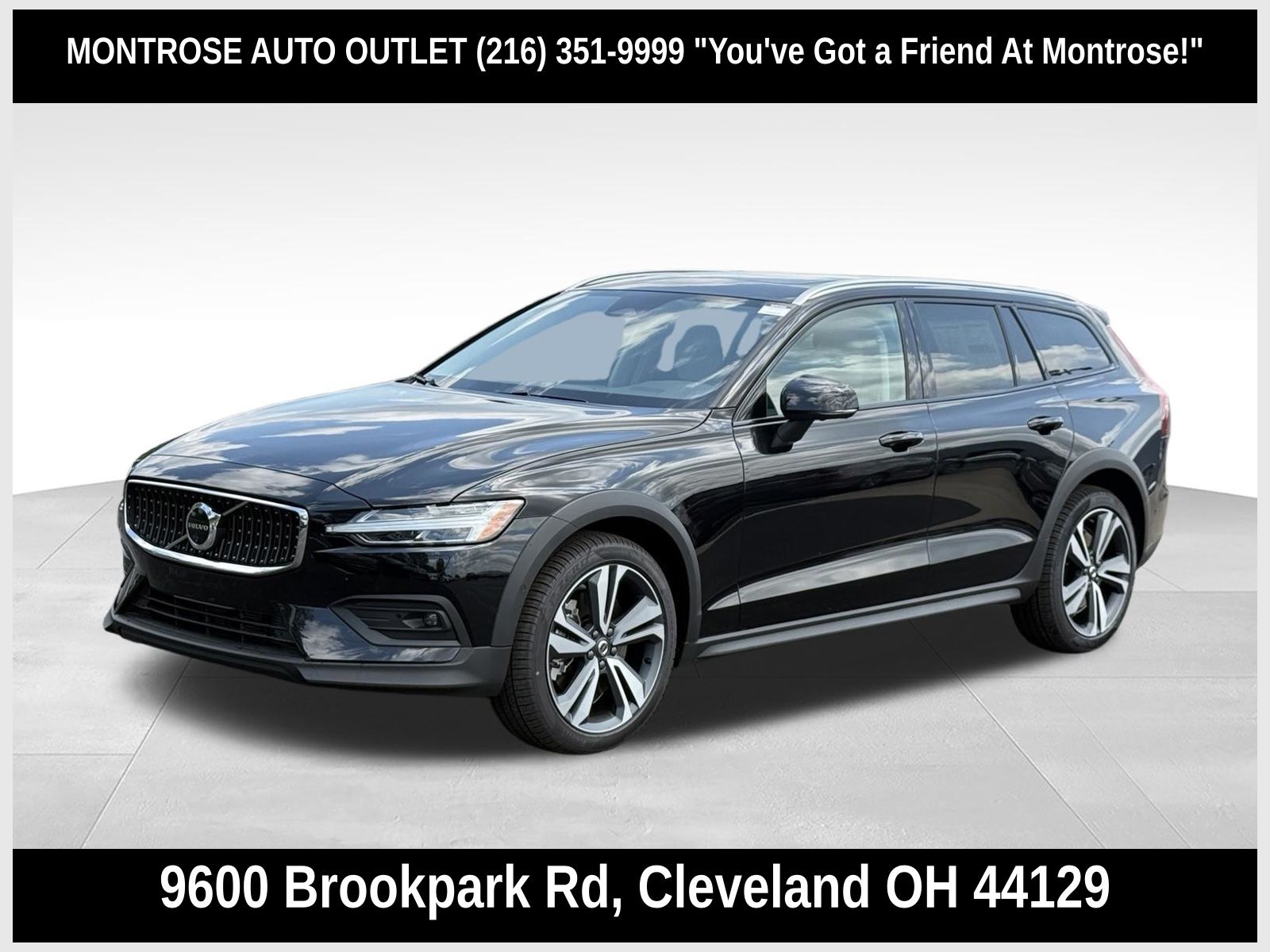 Onyx Black Metallic 2026 Volvo V60 Wagon All-Wheel Drive Automatic