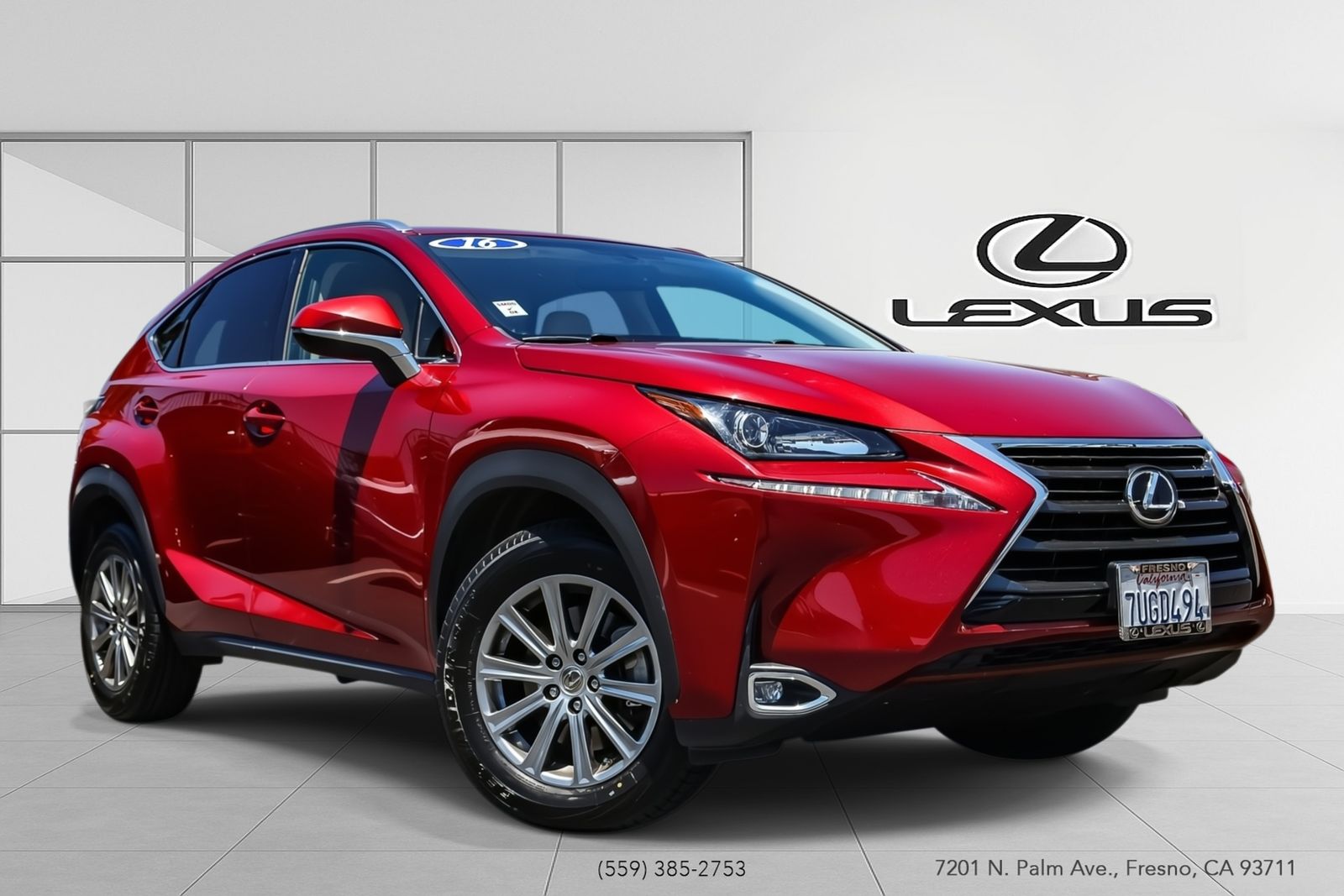 Matador Red Mica 2016 Lexus NX SUV / Crossover Front-Wheel Drive 6-Speed Automatic