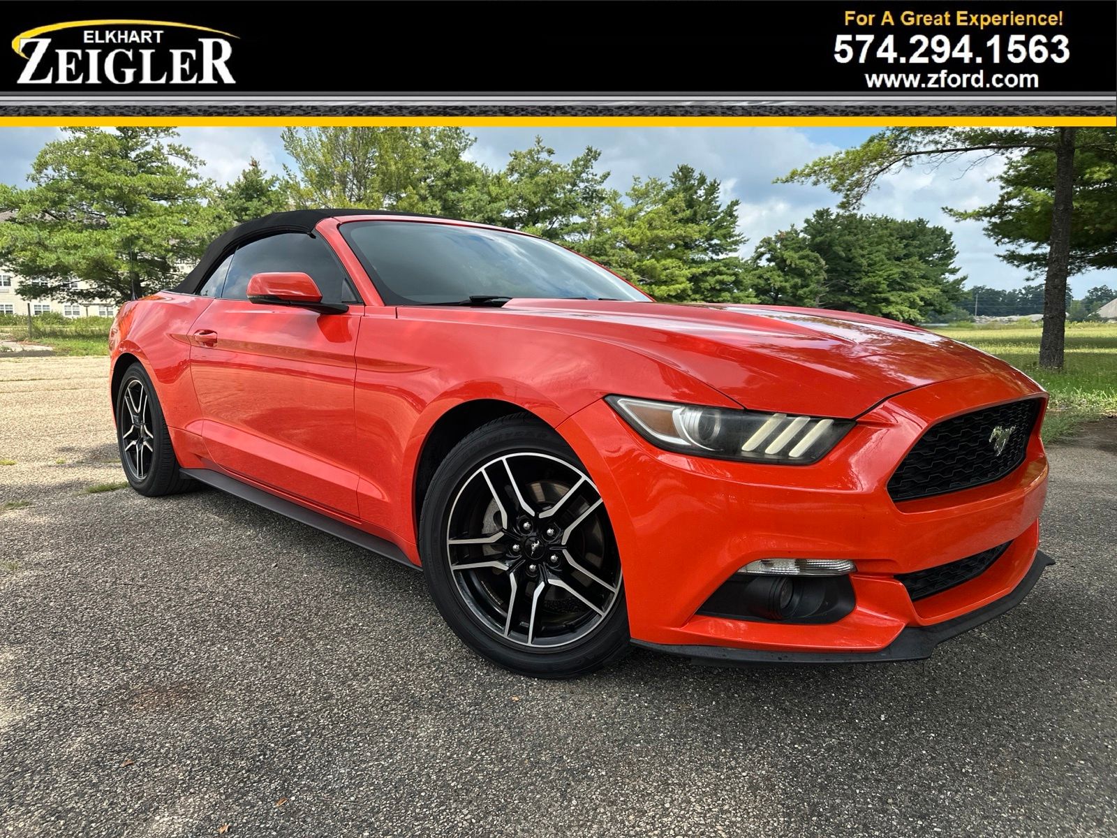2015 Ford Mustang EcoBoost Premium Convertible RWD