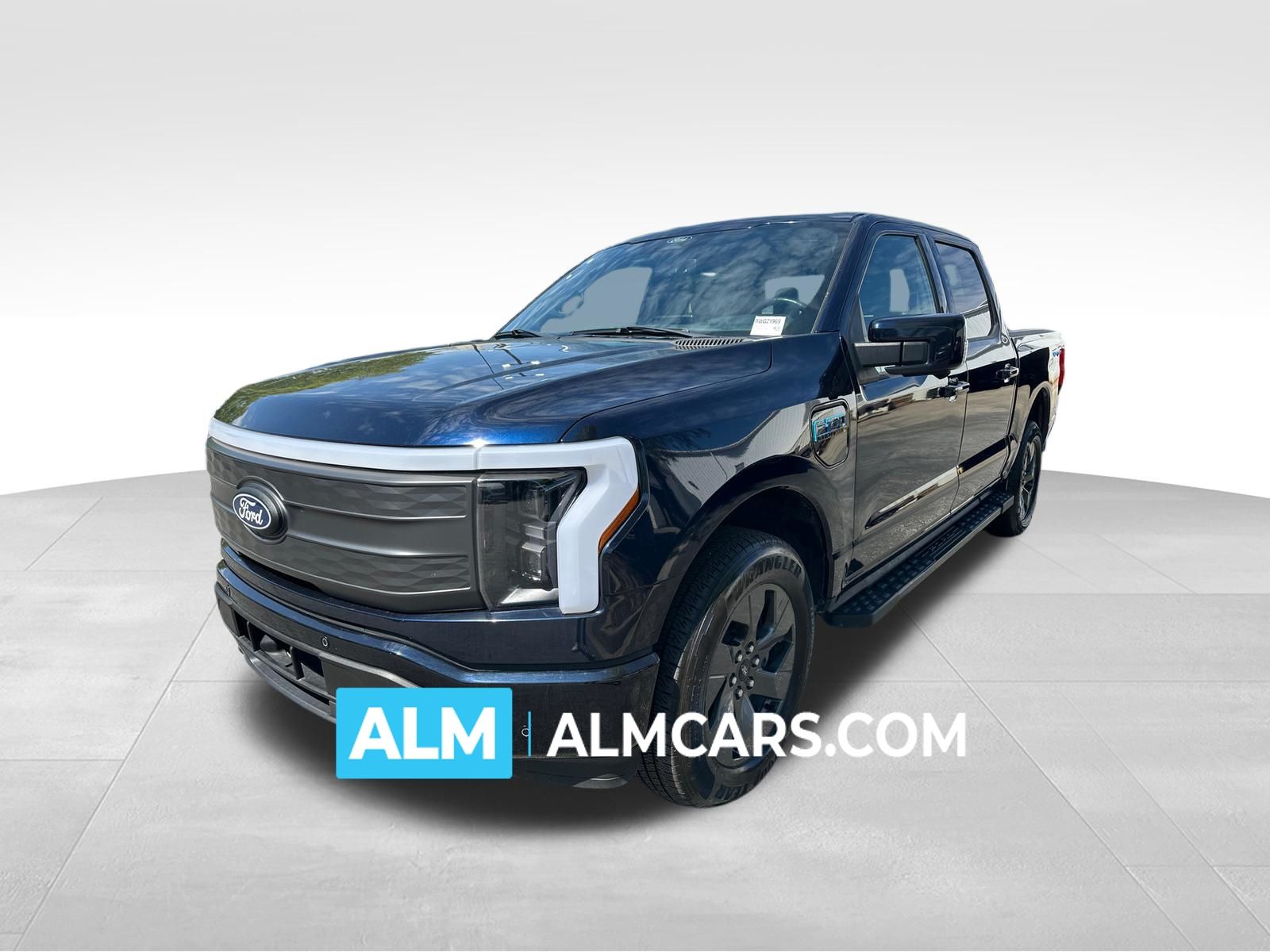 Antimatter Blue Metallic 2024 Ford F-150 Lightning Lariat SuperCrew AWD Pickup Truck All-Wheel Drive Automatic