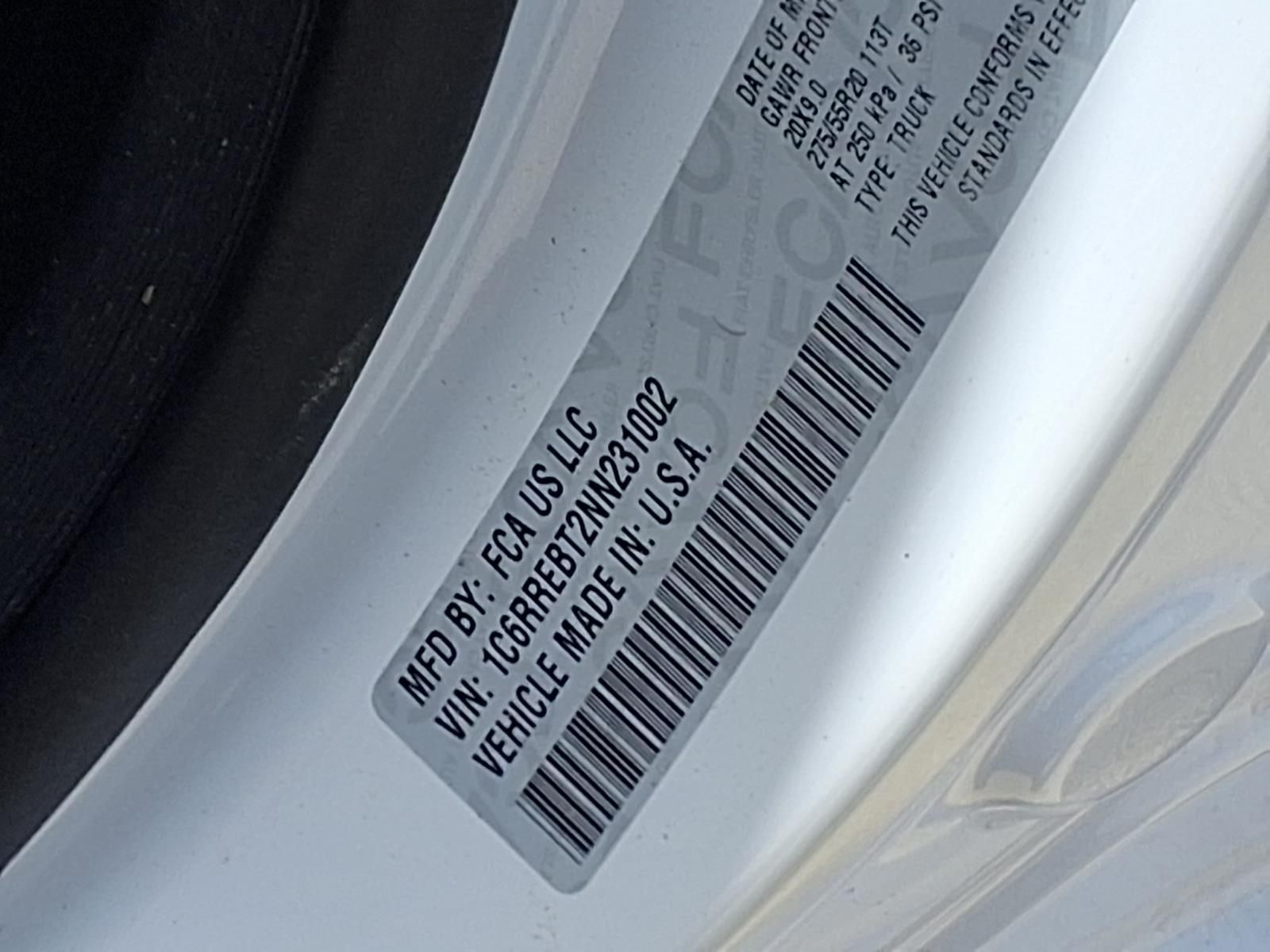 2022 Ram 1500 Big Horn/Lone Star White at Bayway Chrysler Dodge Jeep Ram