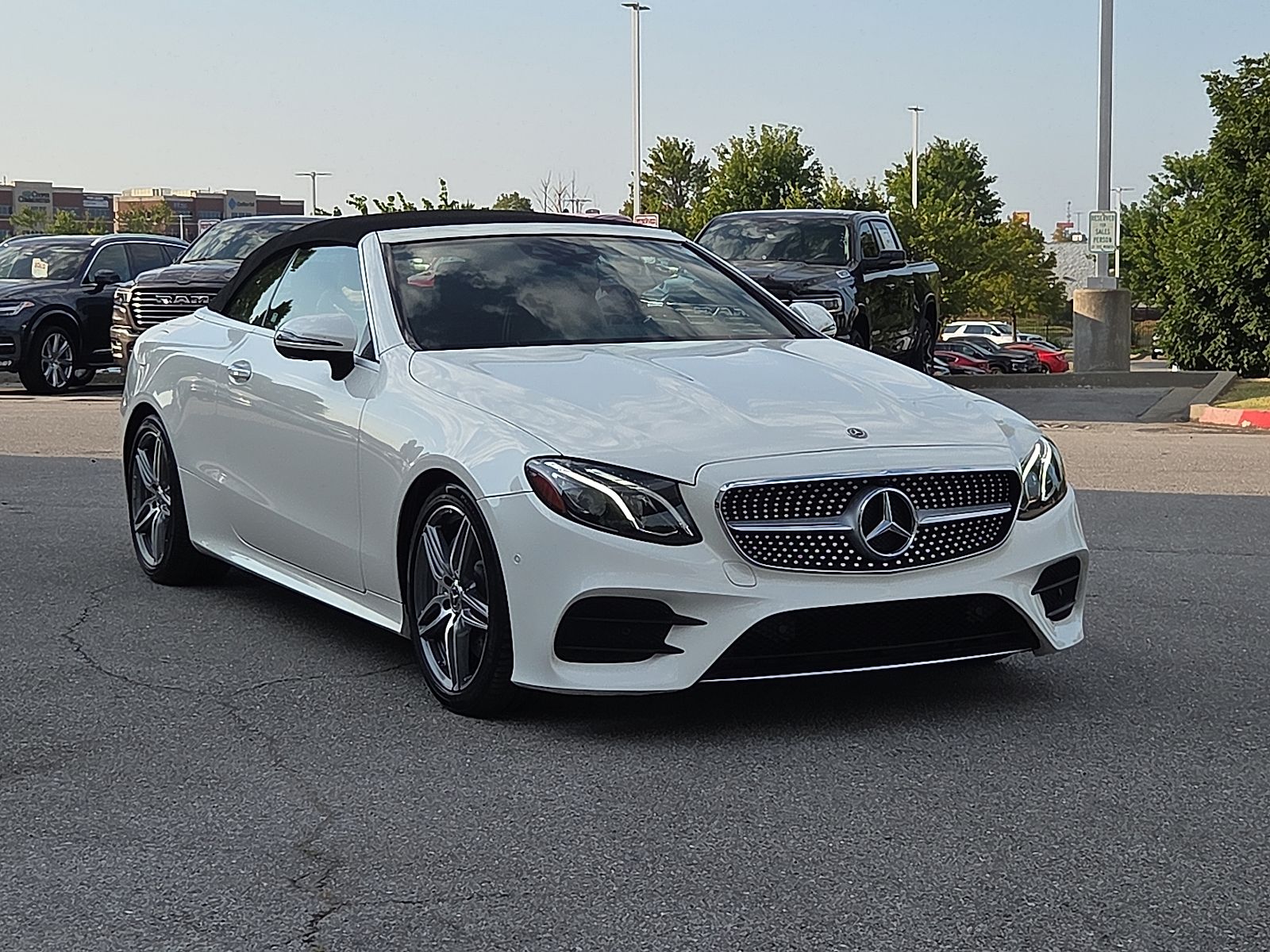 designo Diamond White Metallic 2020 Mercedes-Benz E-Class Convertible Rear-Wheel Drive 9-Speed Automatic