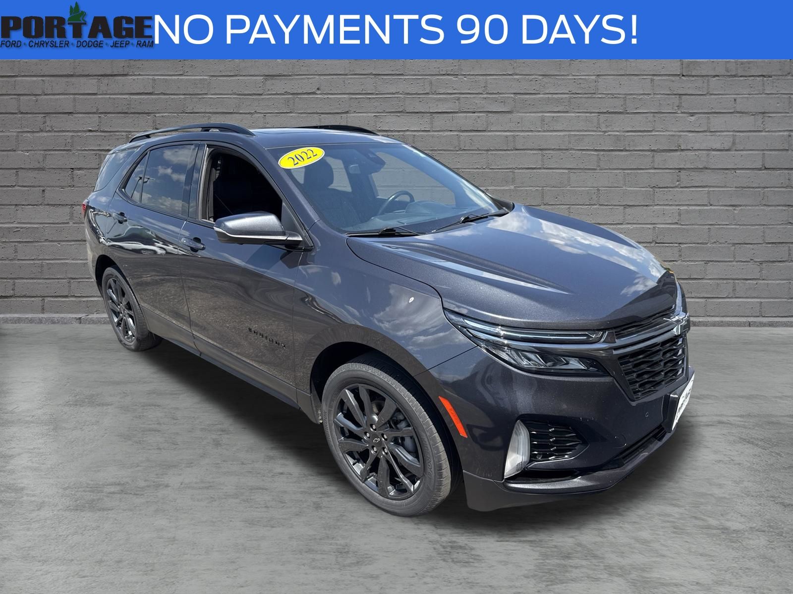 Iron Gray Metallic 2022 Chevrolet Equinox SUV / Crossover Four-Wheel Drive 6-Speed Automatic Overdrive
