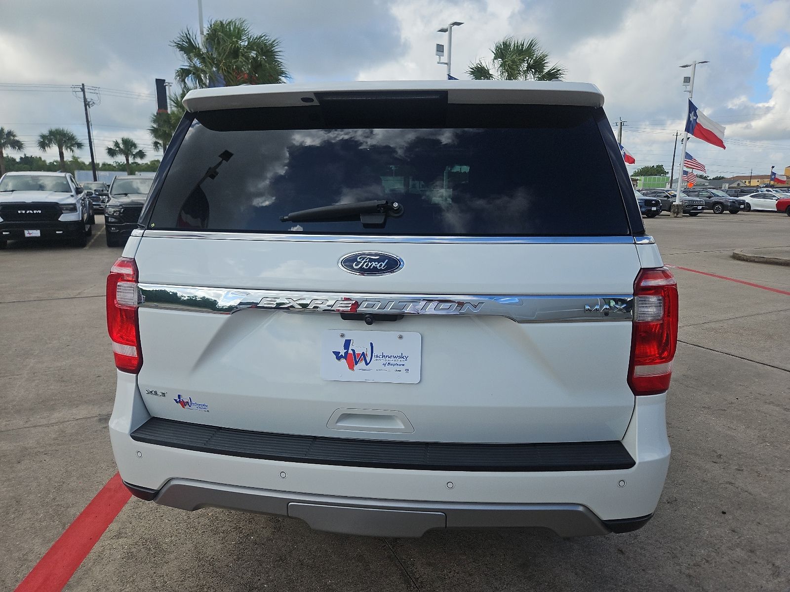 2021 Ford Expedition Max XLT White at Classic Chevrolet Galveston