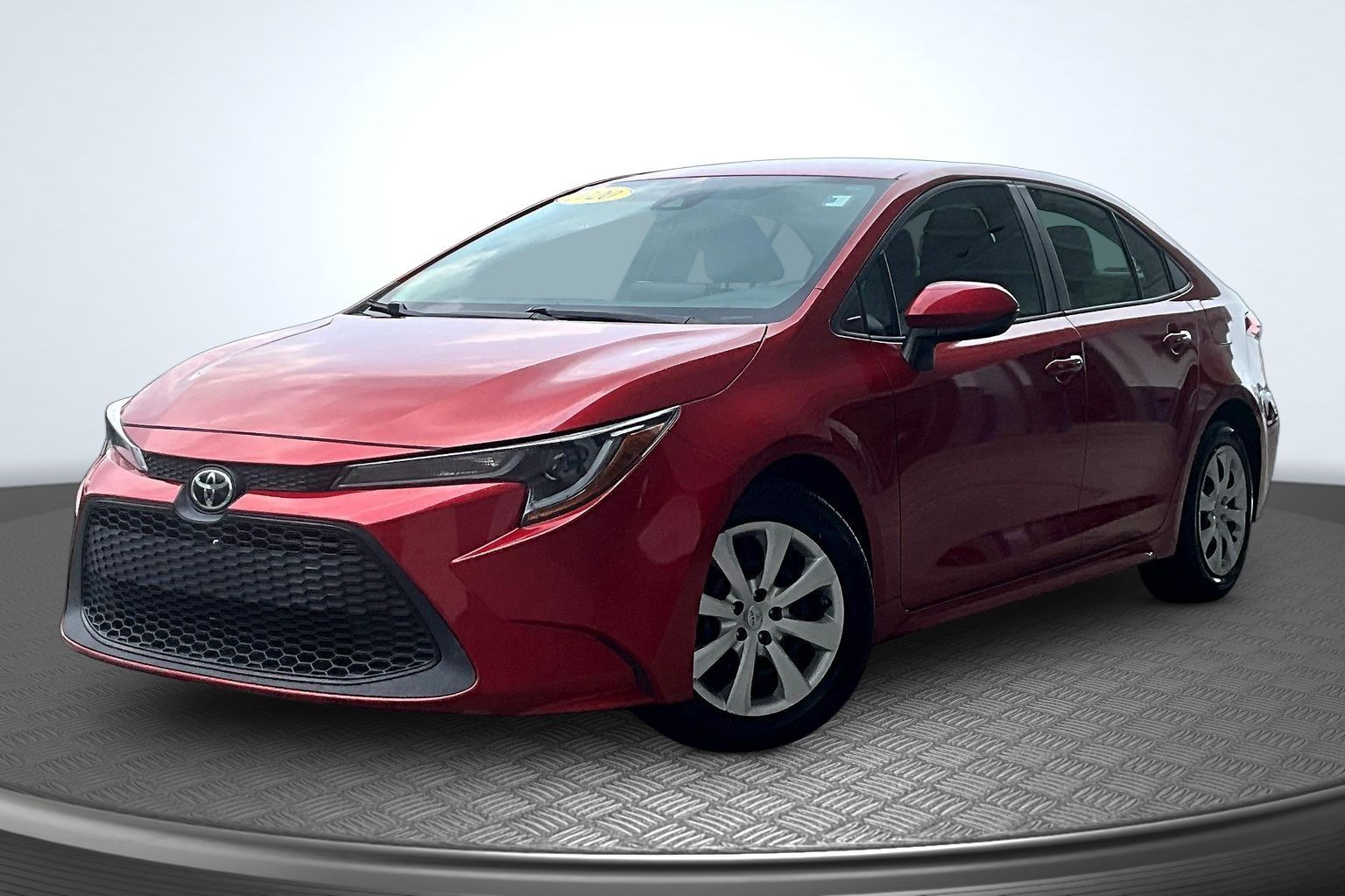 Barcelona Red Metallic 2020 Toyota Corolla Sedan Front-Wheel Drive Continuously Variable Transmission