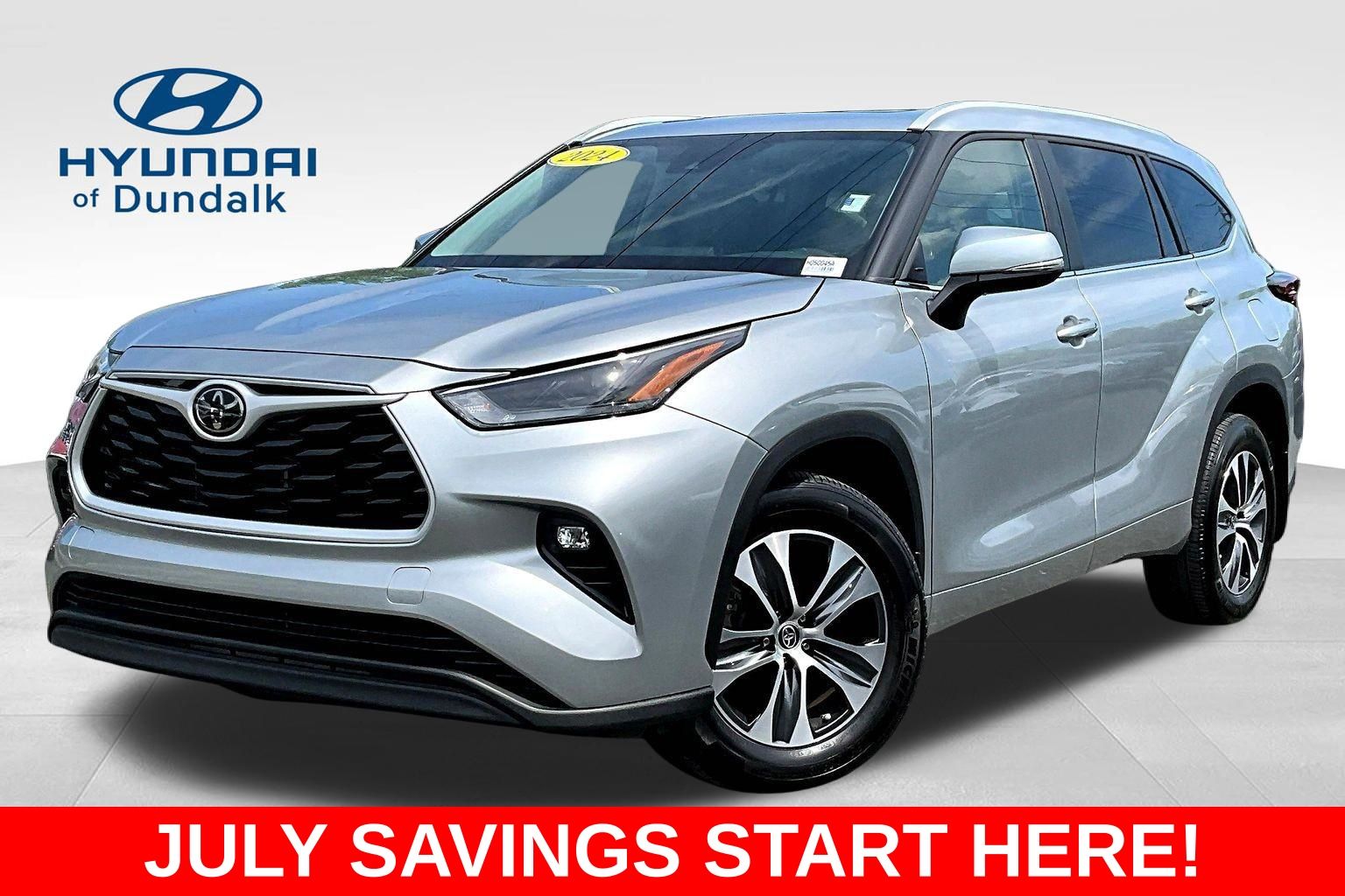 Celestial Silver Metallic 2024 Toyota Highlander SUV / Crossover All-Wheel Drive 8-Speed Automatic