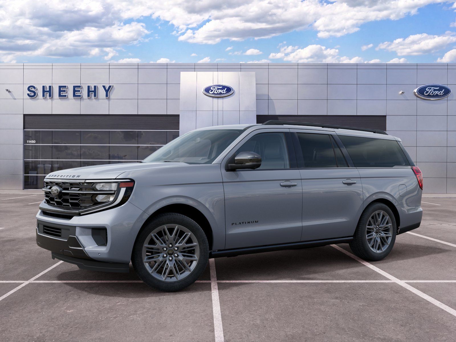 New 2027 Glacier Gray Metallic Tri-Coat Ford Platinum image 3