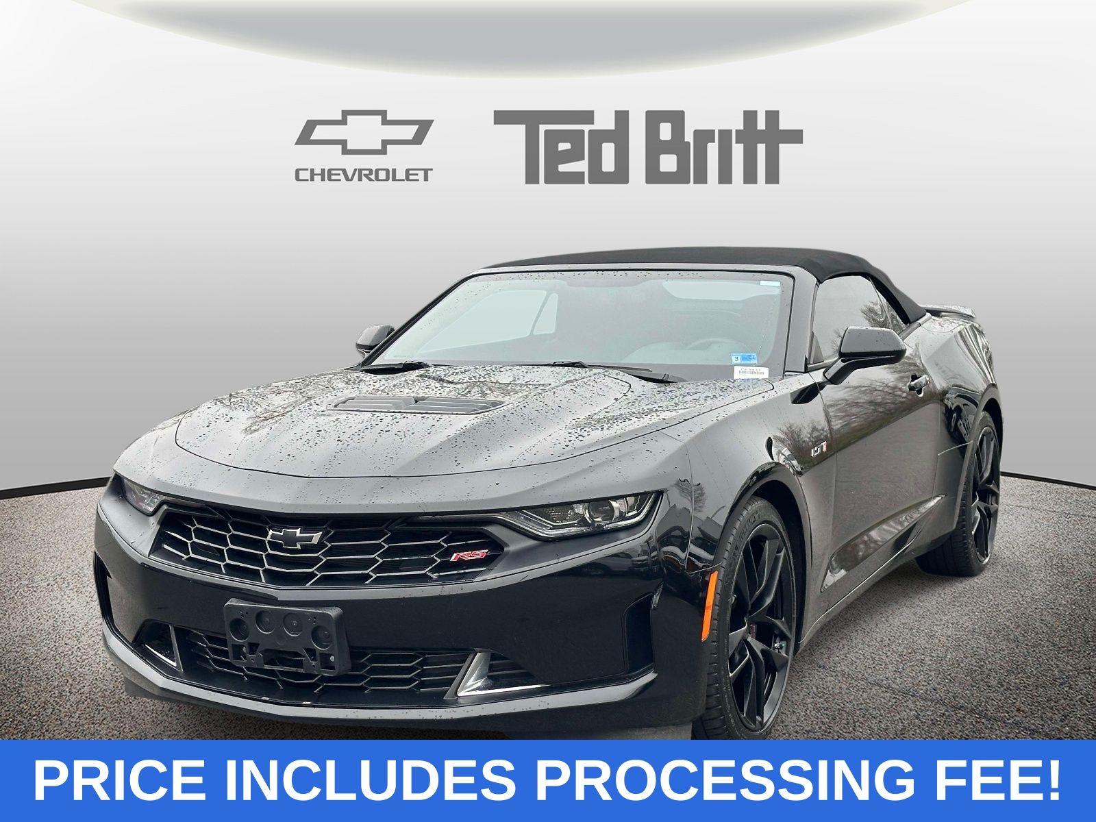 Black 2023 Chevrolet Camaro LT1 Convertible RWD Convertible Rear-Wheel Drive Automatic