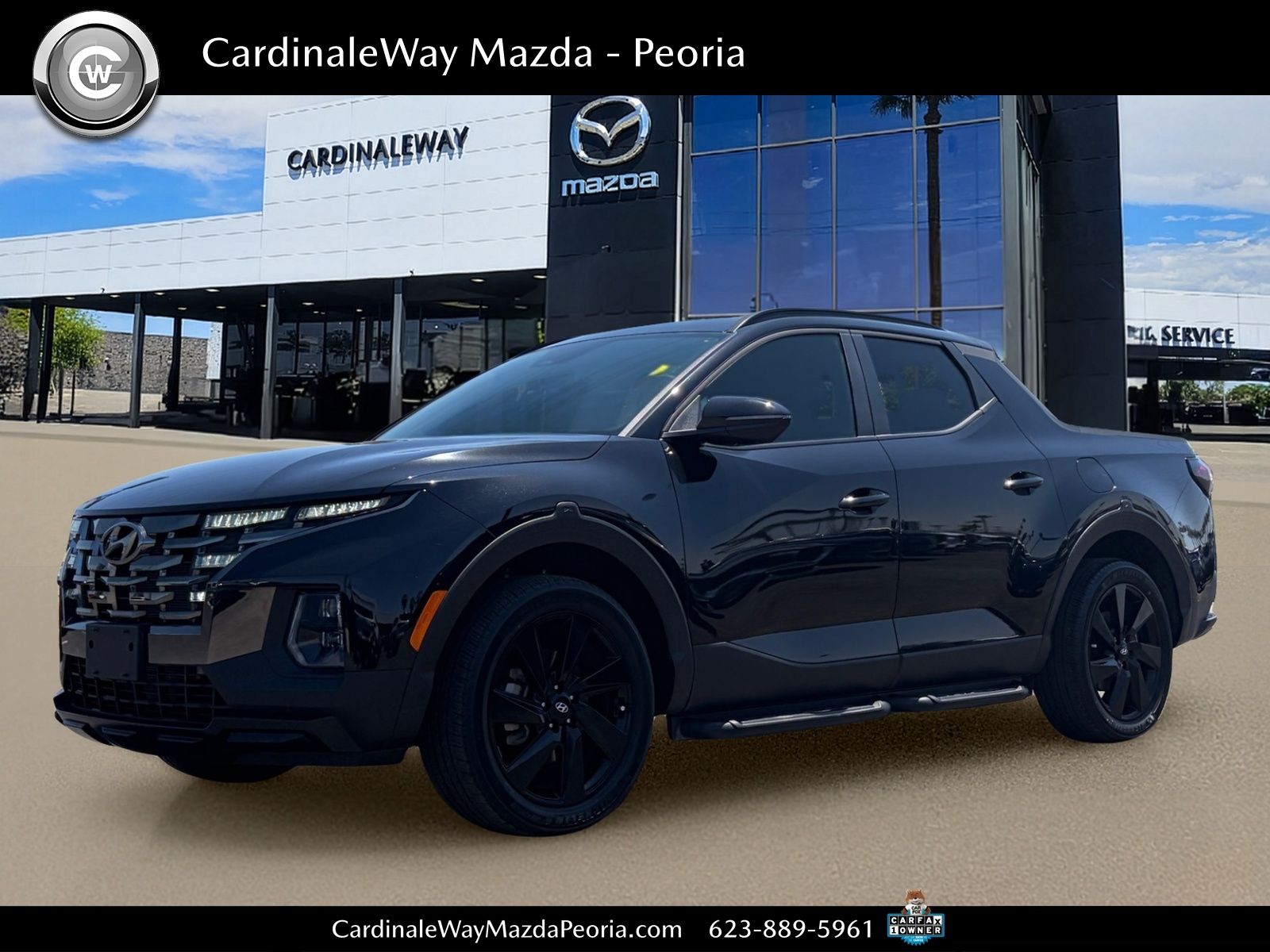 Phantom Black 2024 Hyundai Santa Cruz Pickup Truck All-Wheel Drive Automatic