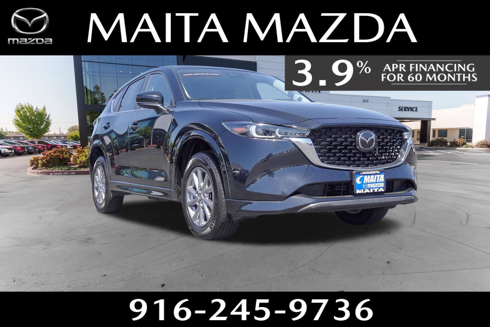 Jet Black Mica 2025 Mazda CX-5 2.5 S Preferred AWD SUV / Crossover All-Wheel Drive 6-Speed Automatic