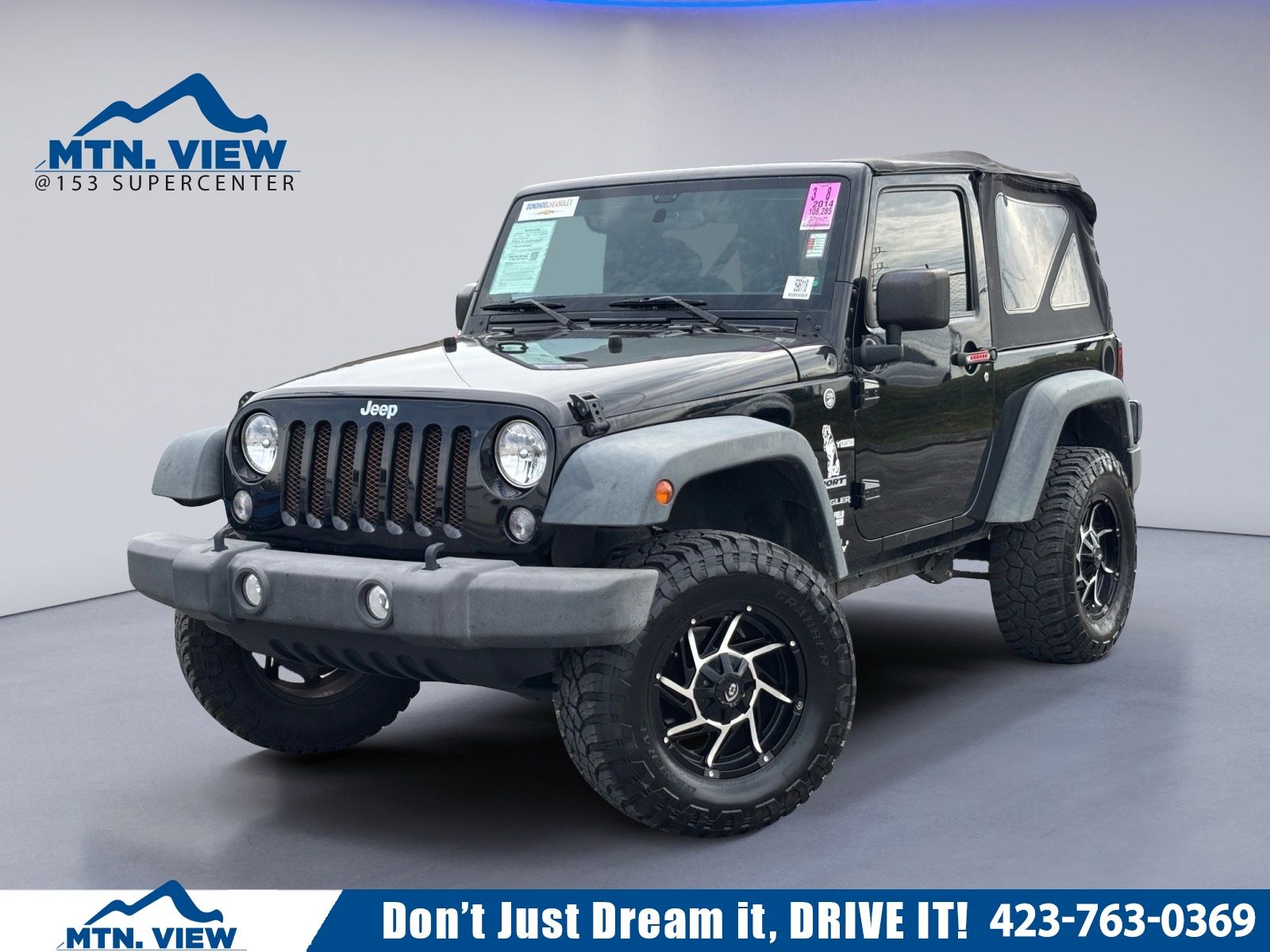 Black Clearcoat 2014 Jeep Wrangler SUV / Crossover Four-Wheel Drive 6-Speed Manual