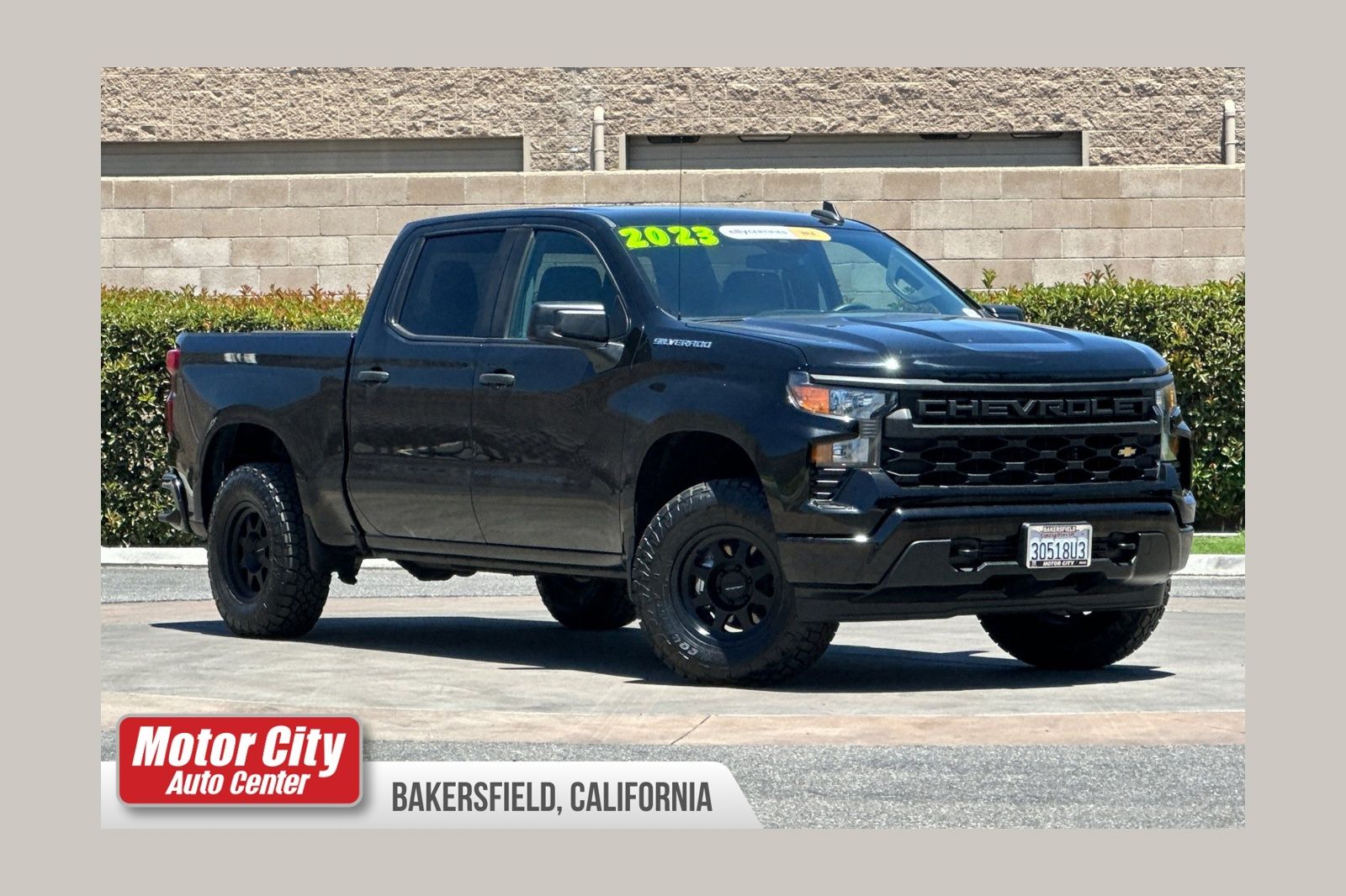 Black 2023 Chevrolet Silverado 1500 Pickup Truck 4X2 8-Speed Automatic