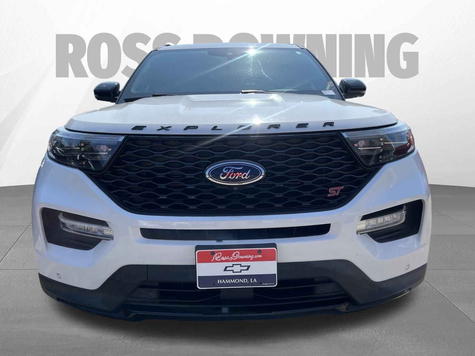 2020 Ford Explorer ST White at Ross Downing Buick GMC