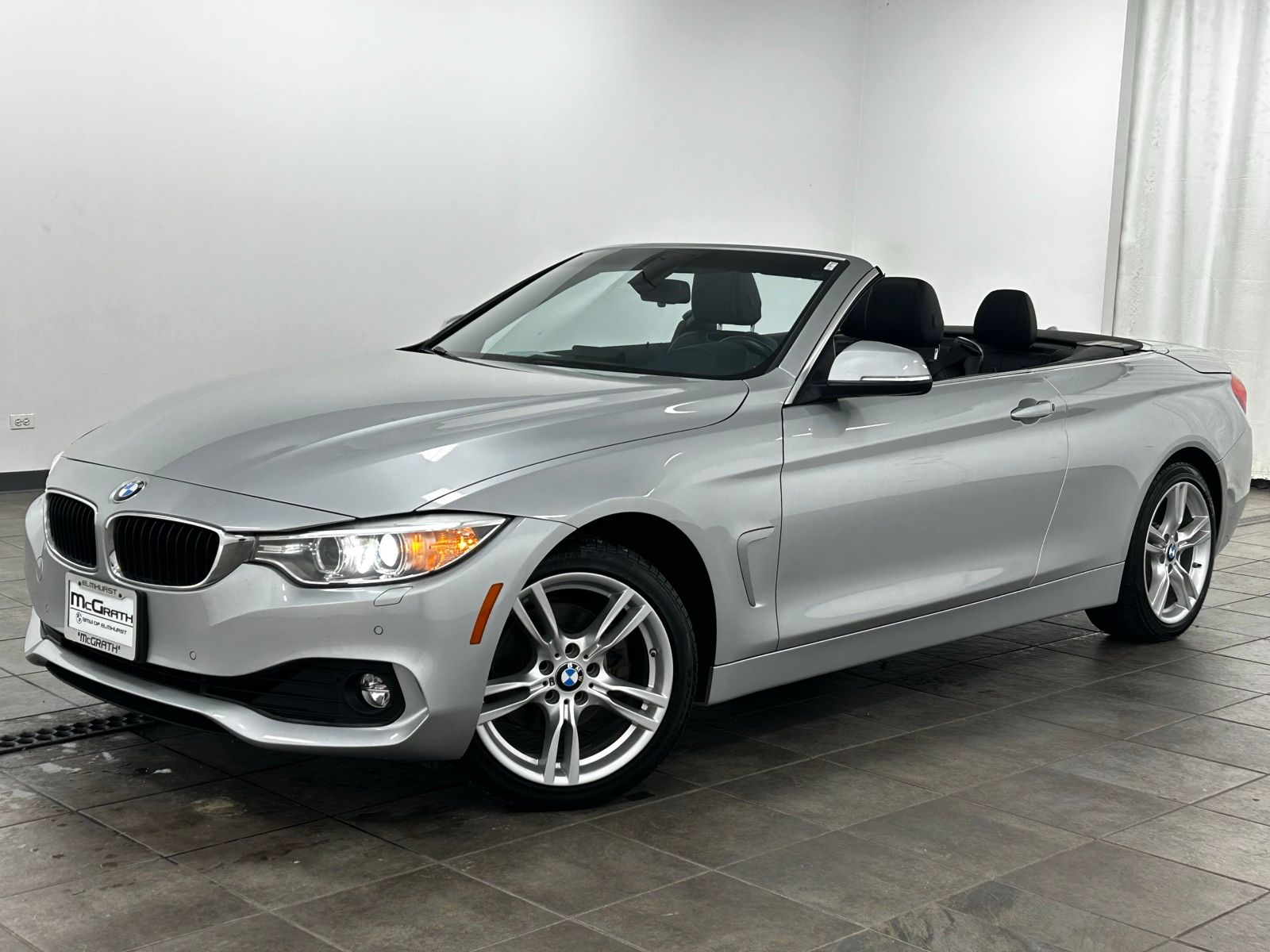 Glacier Silver Metallic 2015 BMW 4 Series 428i xDrive Convertible AWD Convertible All-Wheel Drive 8-Speed Automatic