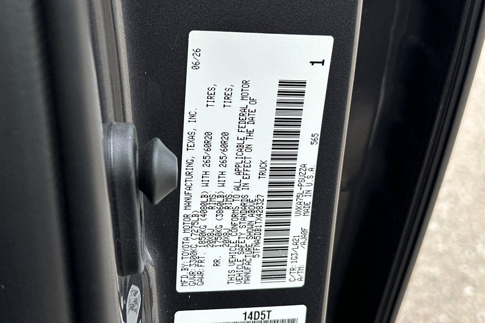 New 2026 Toyota Tundra Truck