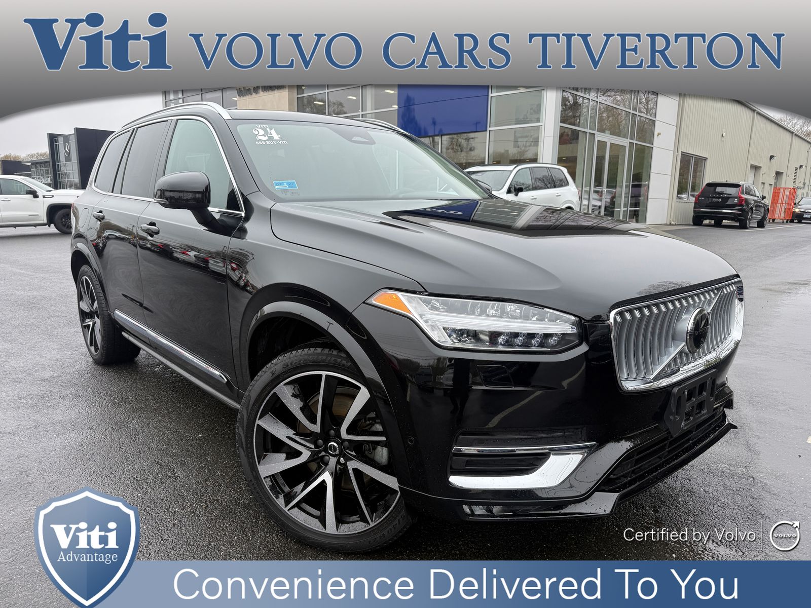 Onyx Black Metallic 2024 Volvo XC90 SUV / Crossover All-Wheel Drive Automatic