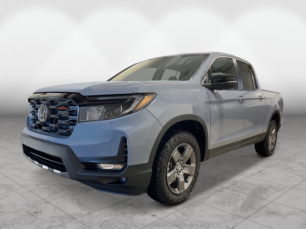 Sonic Gray Pearl 2026 Honda Ridgeline TrailSport AWD Pickup Truck All-Wheel Drive 9-Speed Automatic