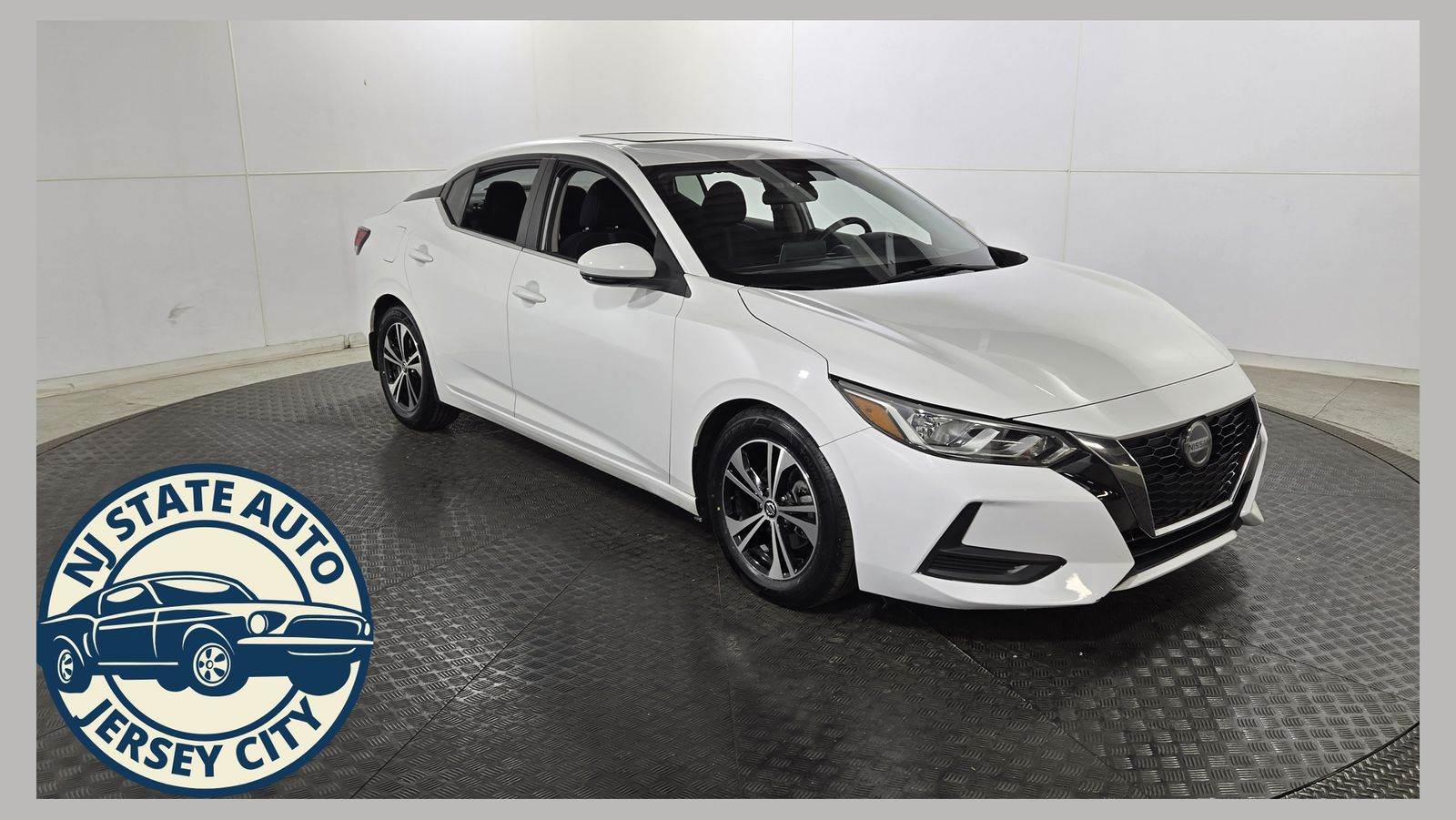 White (Fresh Powder) 2020 Nissan Sentra Sedan Front-Wheel Drive Continuously Variable Transmission