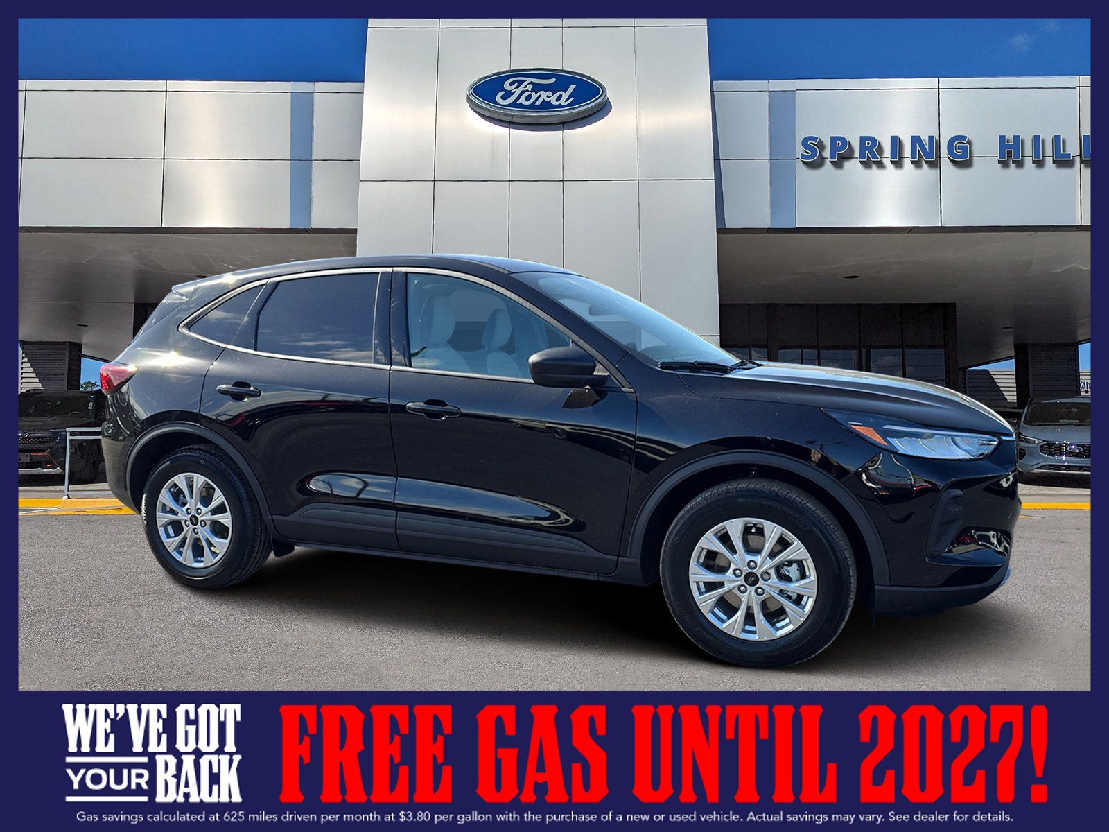 Black Metallic 2026 Ford Escape SUV / Crossover Front-Wheel Drive 8-Speed Automatic