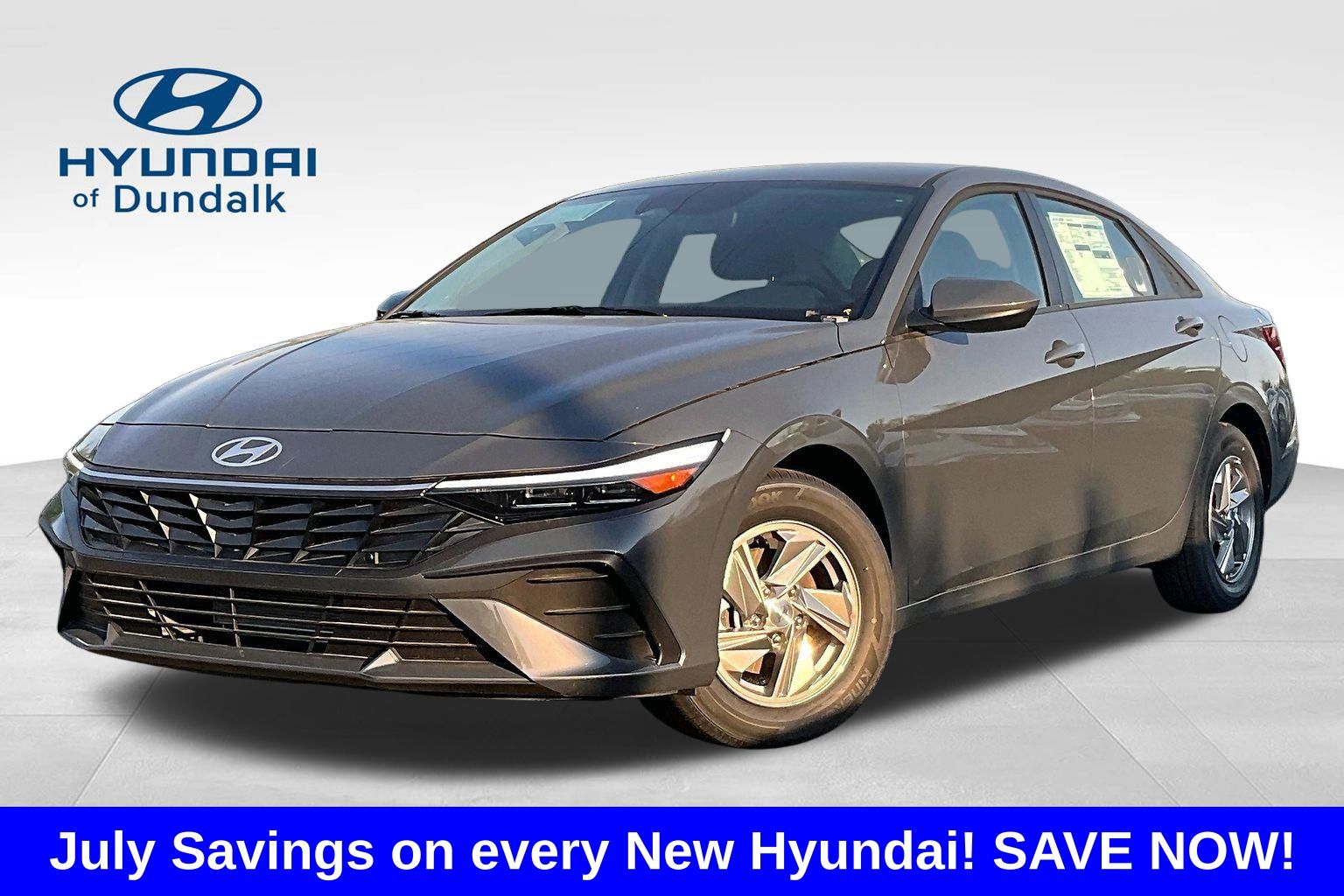 Ecotronic Gray 2026 Hyundai Elantra Sedan Front-Wheel Drive Continuously Variable Transmission